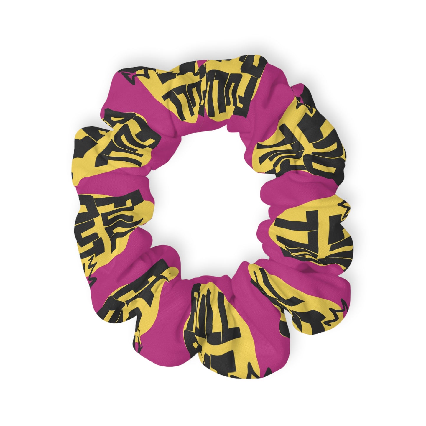 “Full Out” Scrunchie – Bold Streetwear-Inspired Dance Hair Accessory for Performers and Hip-Hop Dancers