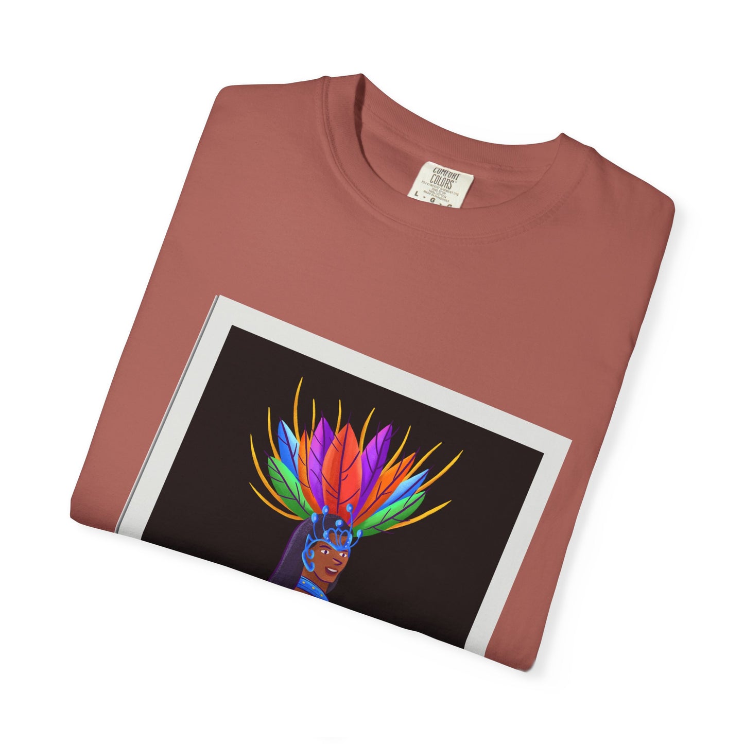 "Shake It Like a Samba Star" Unisex Garment-Dyed Dance T-Shirt – Bold Carnival-Inspired Graphic Tee for Dancers
