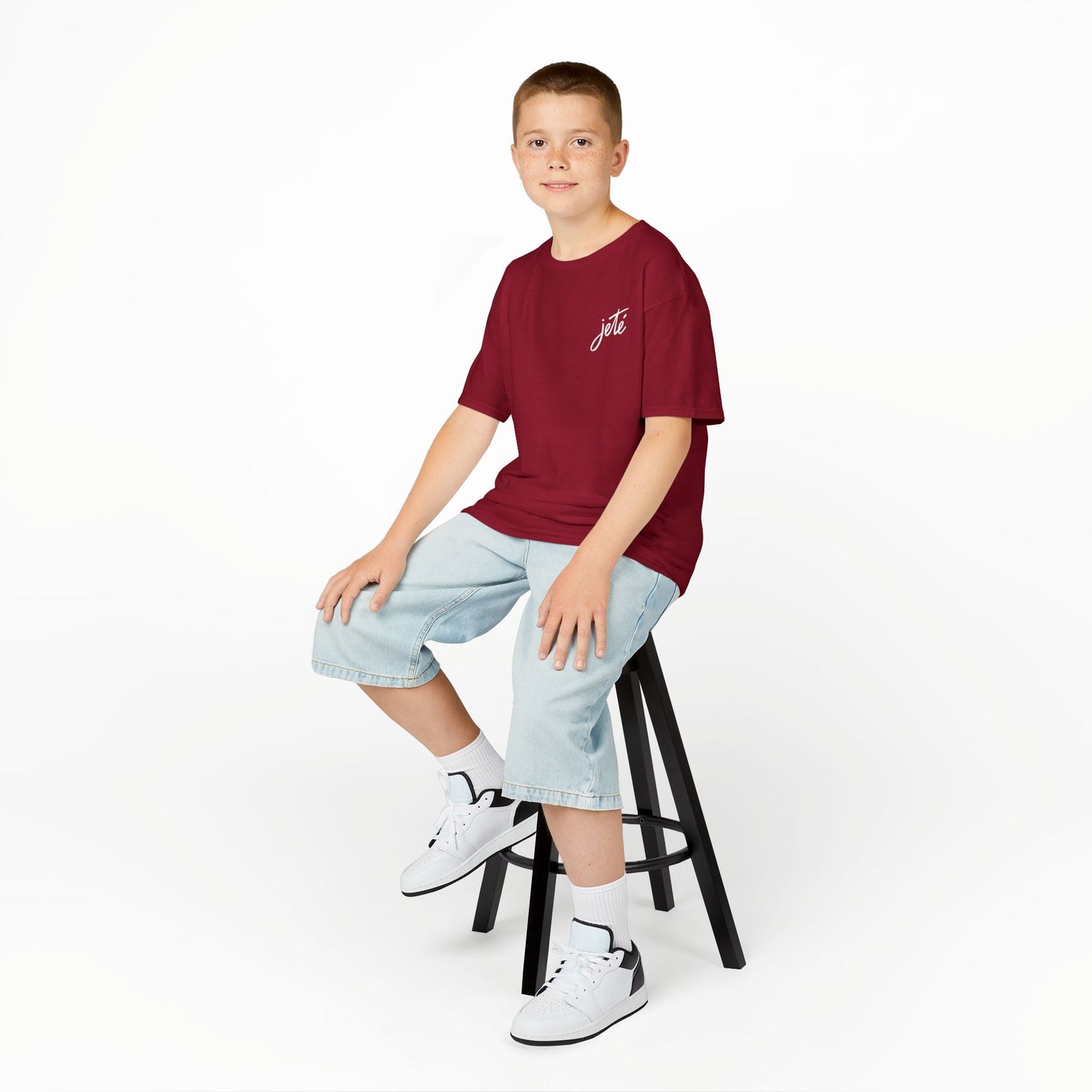 “Jeté” Official Logo | Ballet & Dance T-Shirt for Kids & Young Dance Enthusiasts - Youth Short Sleeve Tee