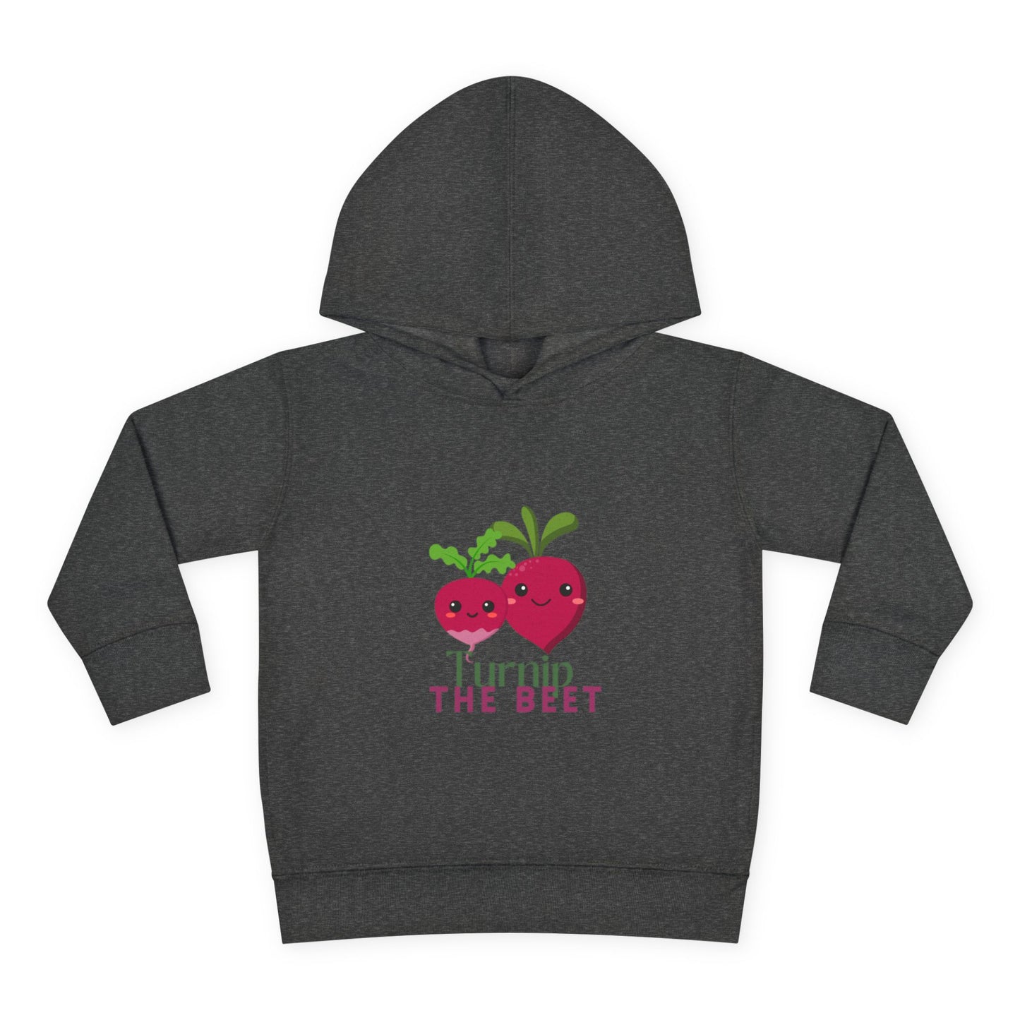 "Turnip the Beet "Toddler Pullover Hoodie – Cute Vegetable Dance Pun Graphic Fleece Sweatshirt for Kids