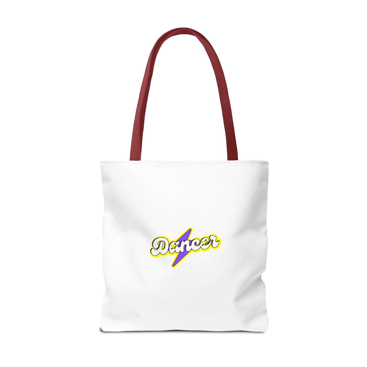 “Dancer” Superhero Graphic Canvas Tote Bag – Bold Dance Tote for Classes, Rehearsals & Everyday Use