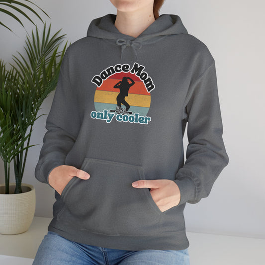Dance Mom Hoodie – Retro Graphic Unisex Heavy Blend™ Sweatshirt for Proud Dance Moms – Fun Gift for Dance Recitals & Holidays