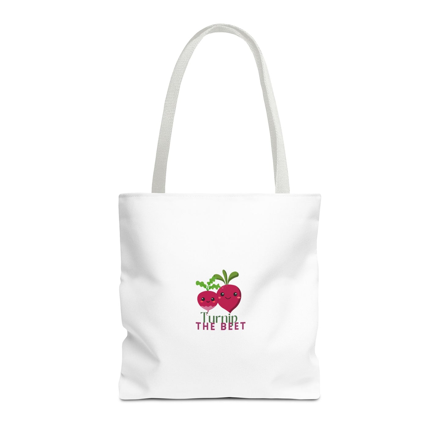 "Turnip the Beet" Canvas Tote Bag – Cute Veggie Graphic Dance-Themed Reusable Bag for Grocery Runs, Dance Class & Everyday Use