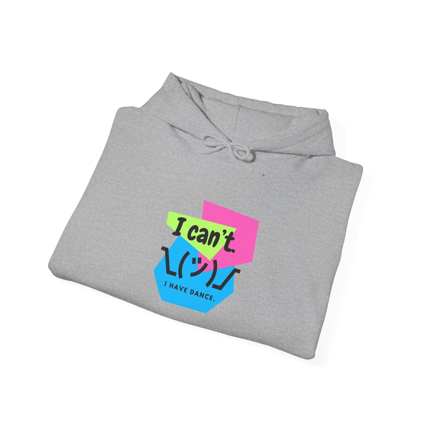 "I Can’t. I Have Dance." Unisex Hooded Sweatshirt – Retro 80s Emoji Graphic Hoodie for Dancers | Jeté Dance-Inspired Loungewear