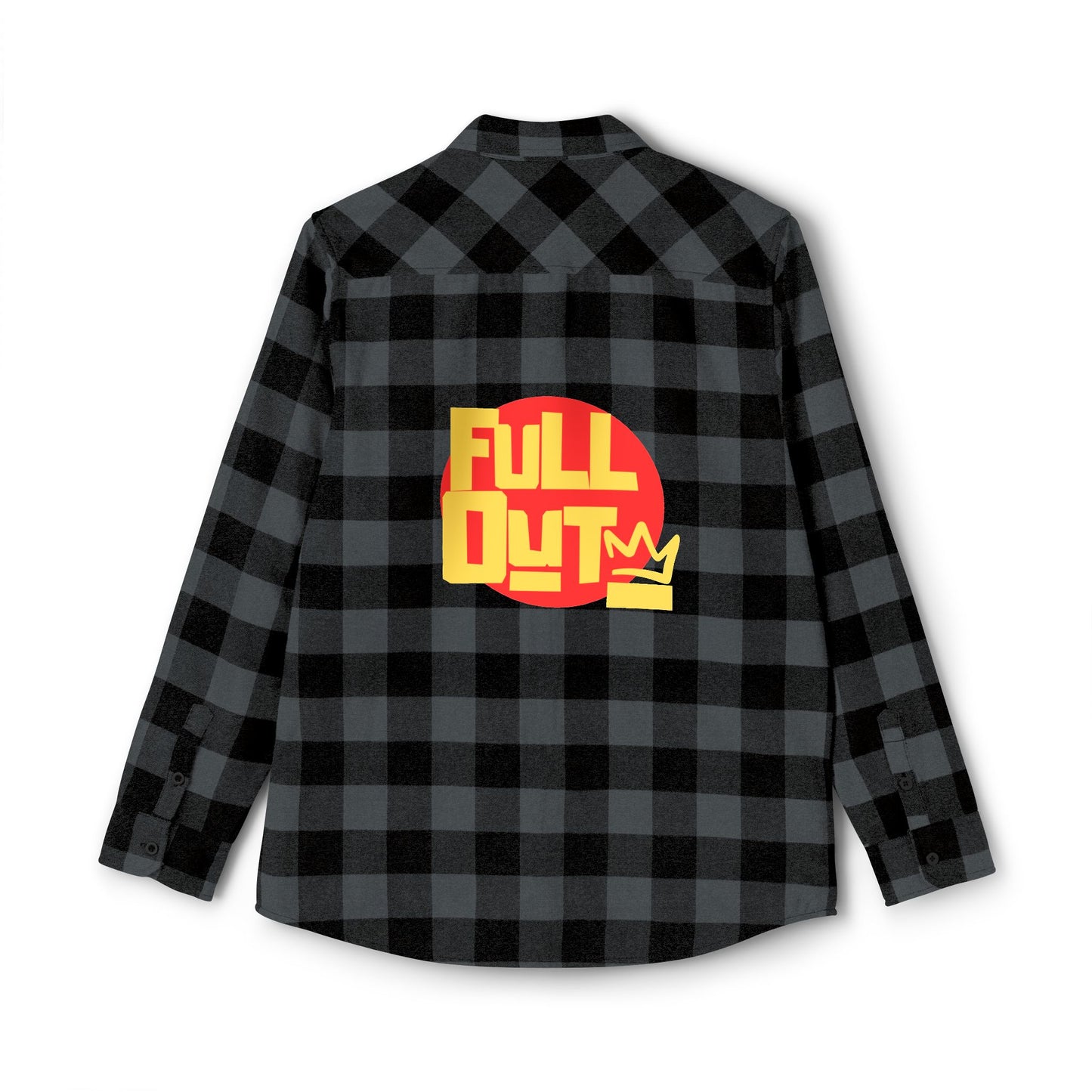 "Full Out" Flannel Shirt β Unisex Streetwear Style Button-Up from the Full Out Premium Collection