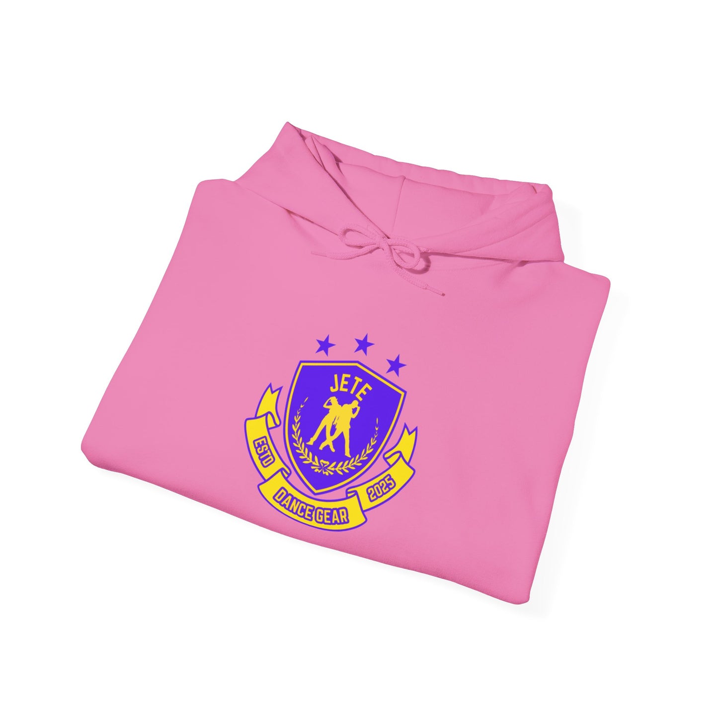 "Jeté Dance Gear" Unisex Hooded Sweatshirt – Collegiate Style Dance Hoodie for Dancers & Dance Lovers