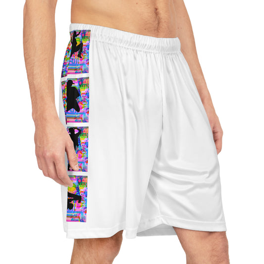 Levels Premium Collection, Vibrant Basketball Shorts, Dance Wear, Colorful Sports Shorts, Summer Activewear, Casual Shorts for Dancers