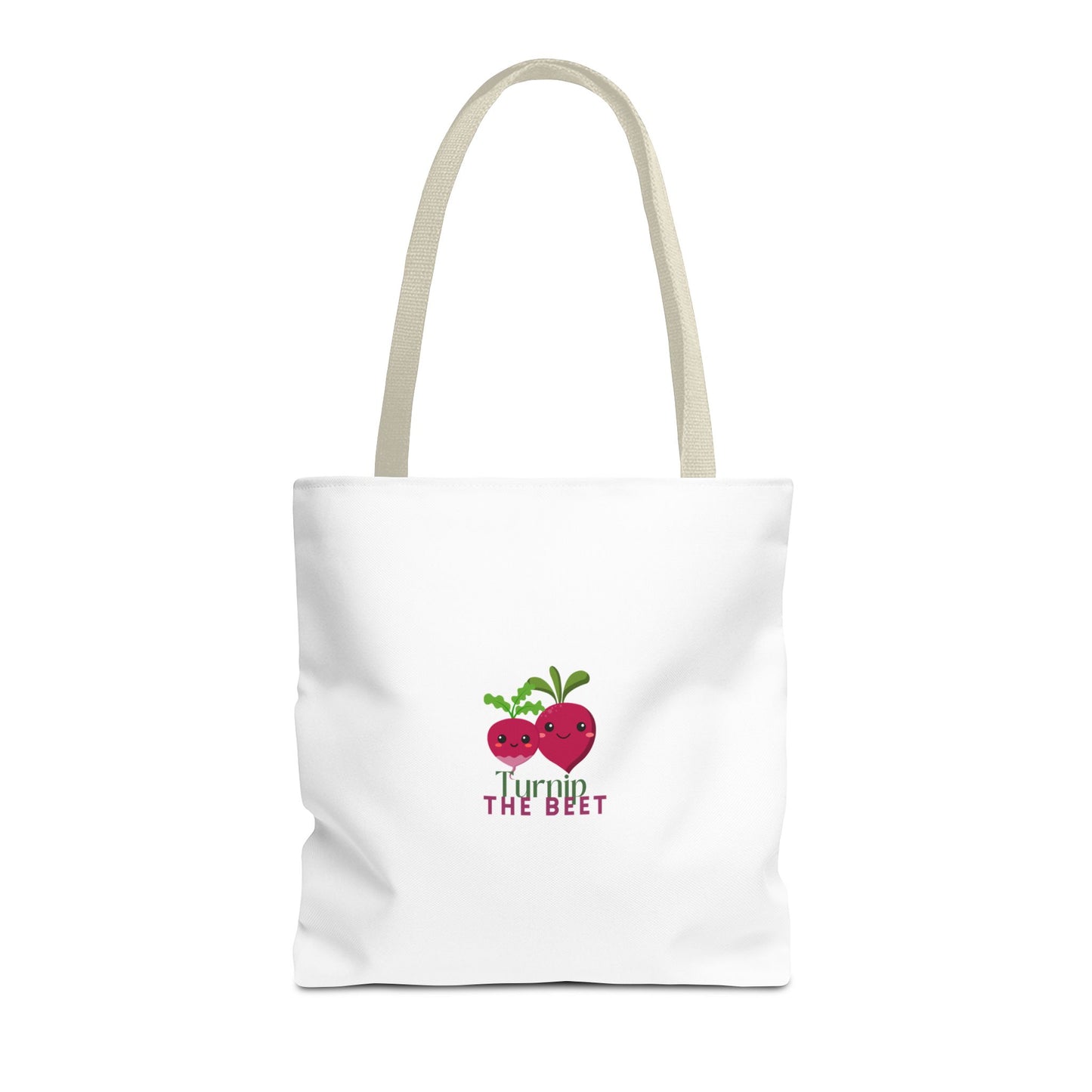 "Turnip the Beet" Canvas Tote Bag – Cute Veggie Graphic Dance-Themed Reusable Bag for Grocery Runs, Dance Class & Everyday Use