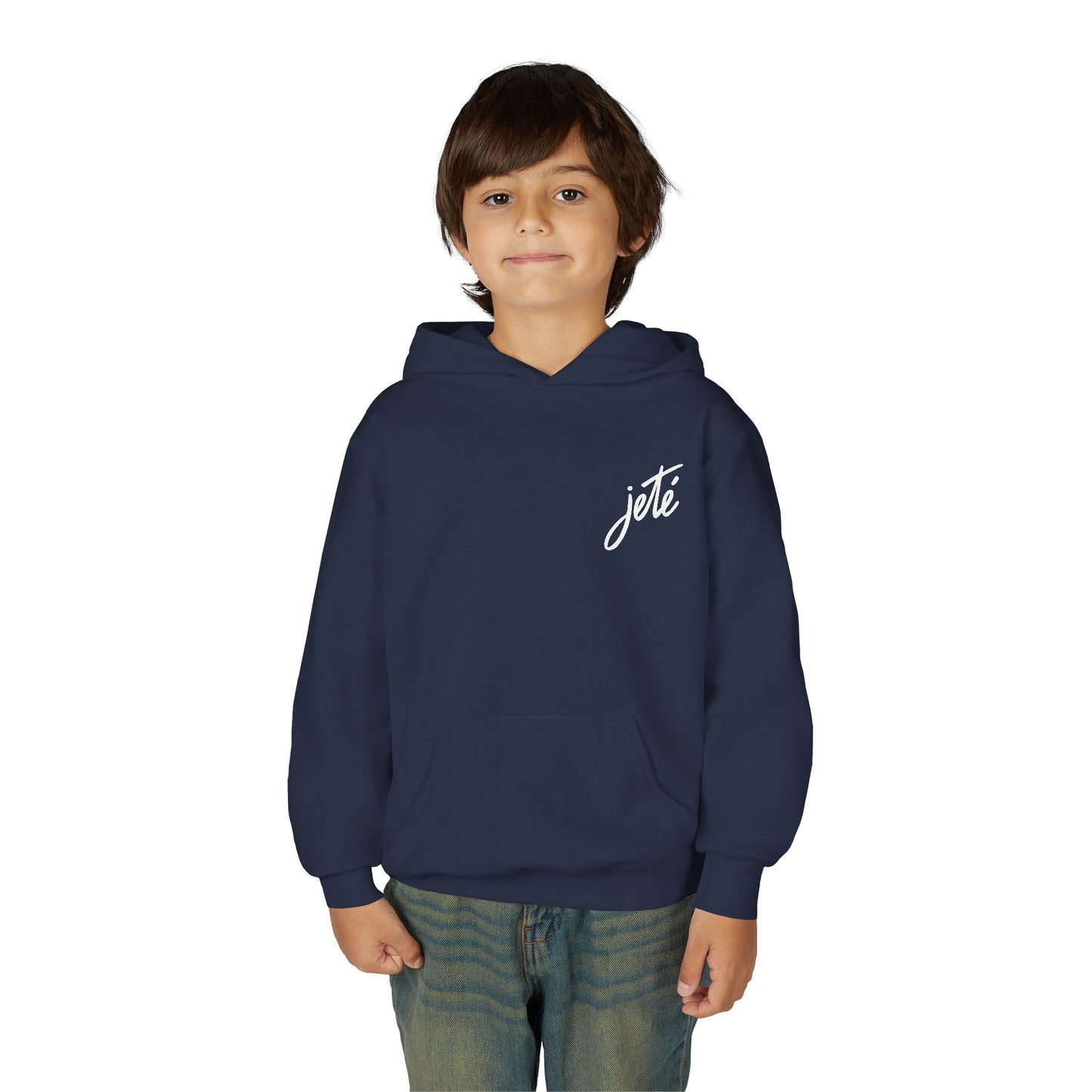 “Jeté” Official Embroidered Logo - Unisex Youth Hoodie | Classic Dance Hoodie for Kids & Young Ballet Enthusiasts