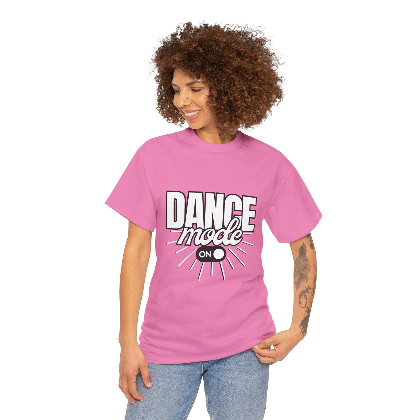 Dance Mode: On Unisex Heavy Cotton T-Shirt – Dance-Inspired Graphic Tee for Adults & Kids