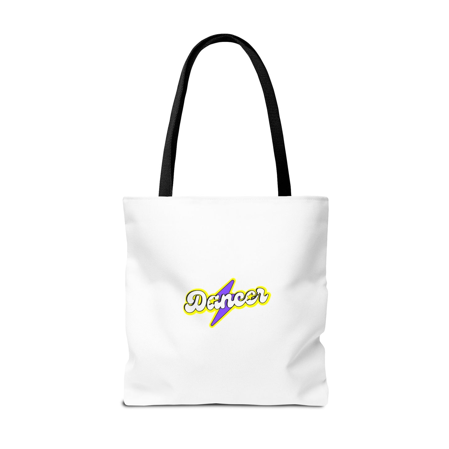 “Dancer” Superhero Graphic Canvas Tote Bag – Bold Dance Tote for Classes, Rehearsals & Everyday Use