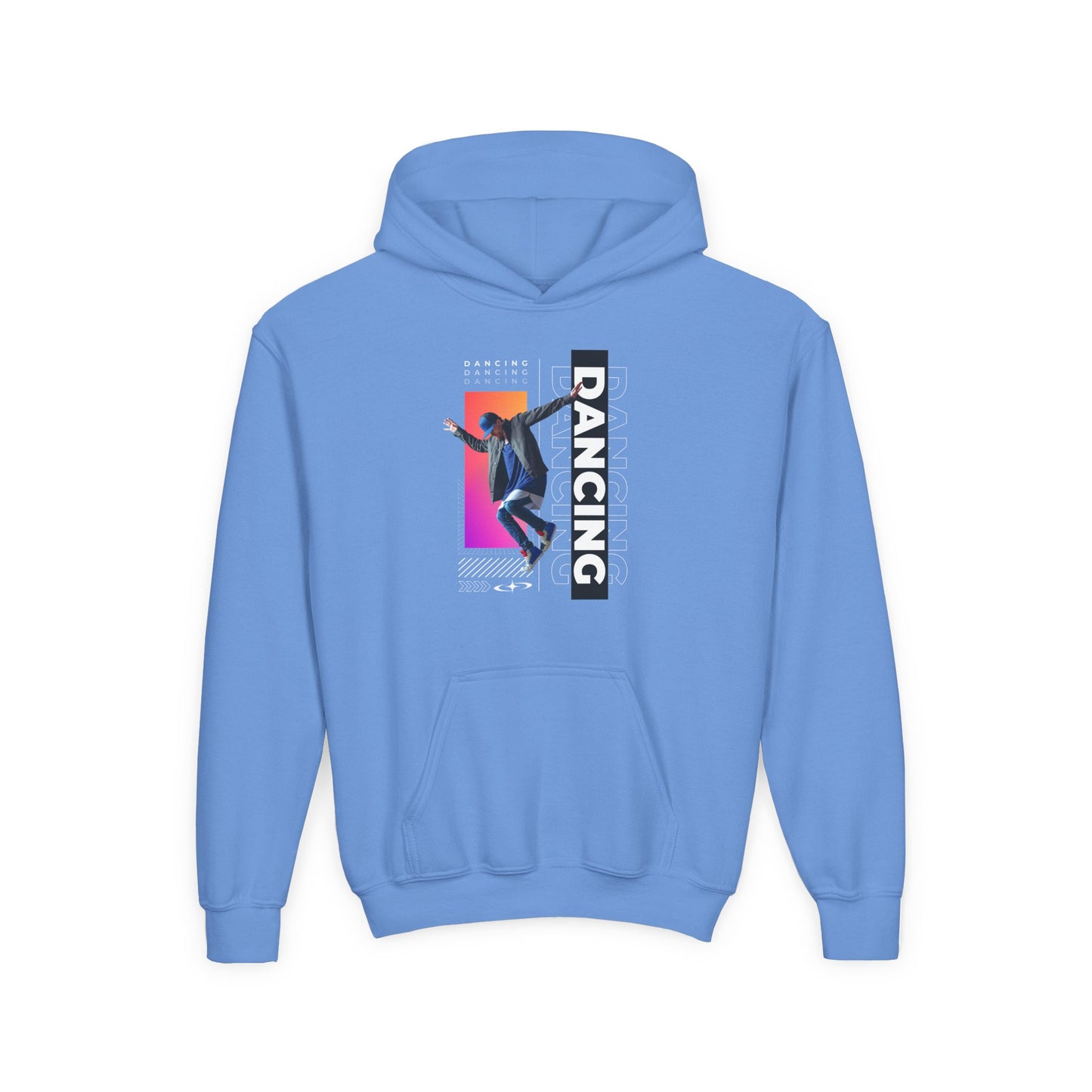 “Dancing” Male Dancer Streetwear Graphic | Unisex Youth Hoodie – Dance Hoodie for Kids & Young Performers