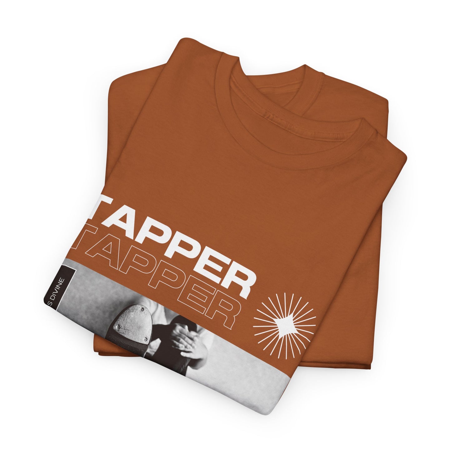 “Tapper” Tap Dance Unisex Heavy Cotton Tee – Streetwear-Inspired Tap Shoes Graphic T-Shirt for Dancers