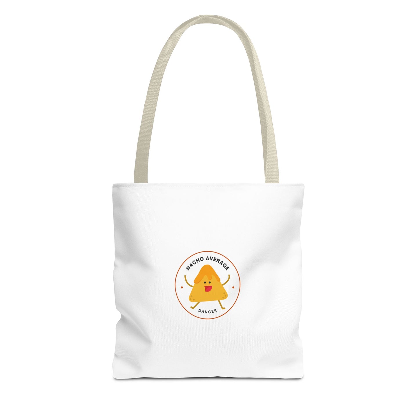"Nacho Average Dancer" Canvas Tote Bag – Funny Kawaii Dance Tote with Nacho Graphic for Dancers & Dance Moms