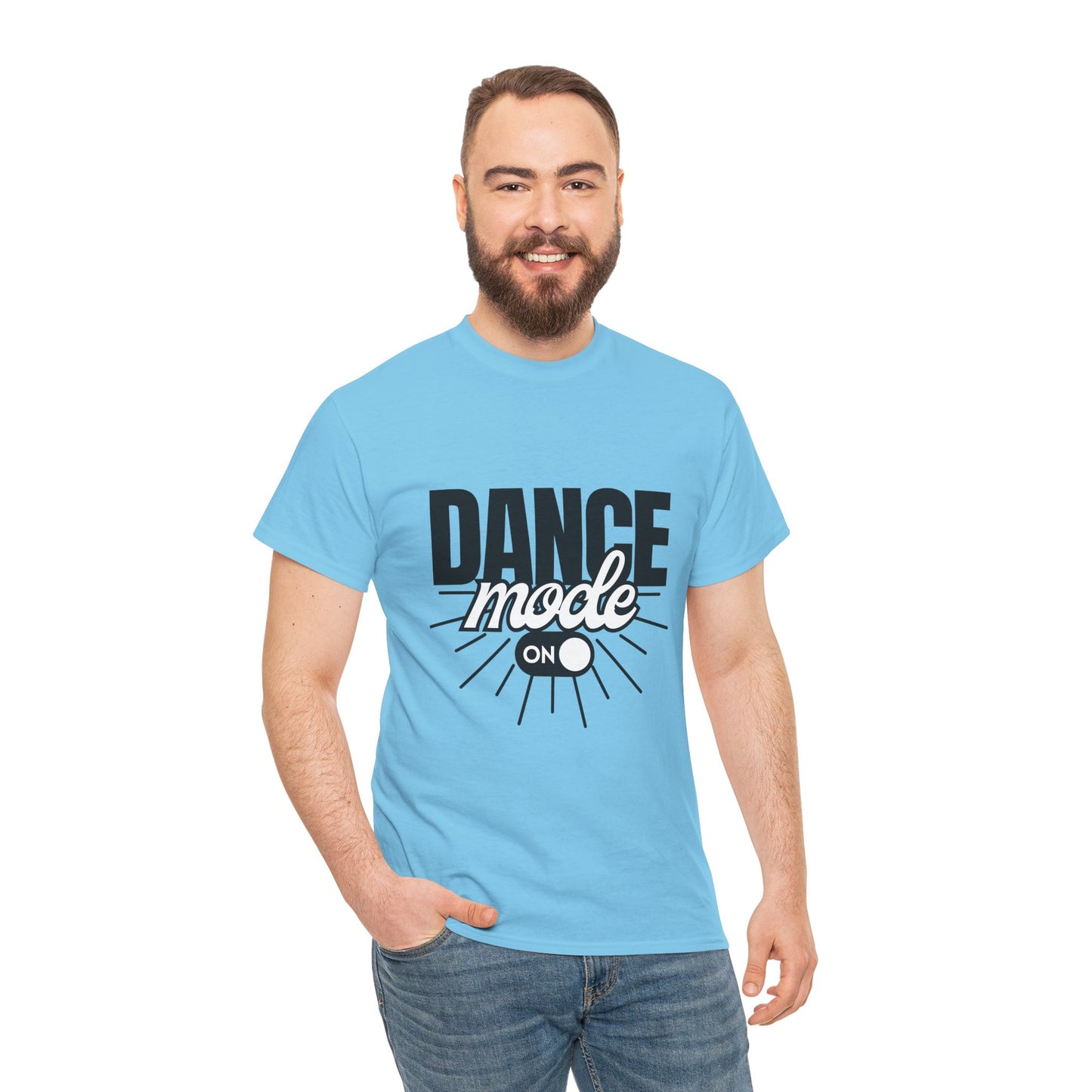 Dance Mode: On Unisex Heavy Cotton T-Shirt – Dance-Inspired Graphic Tee for Adults & Kids