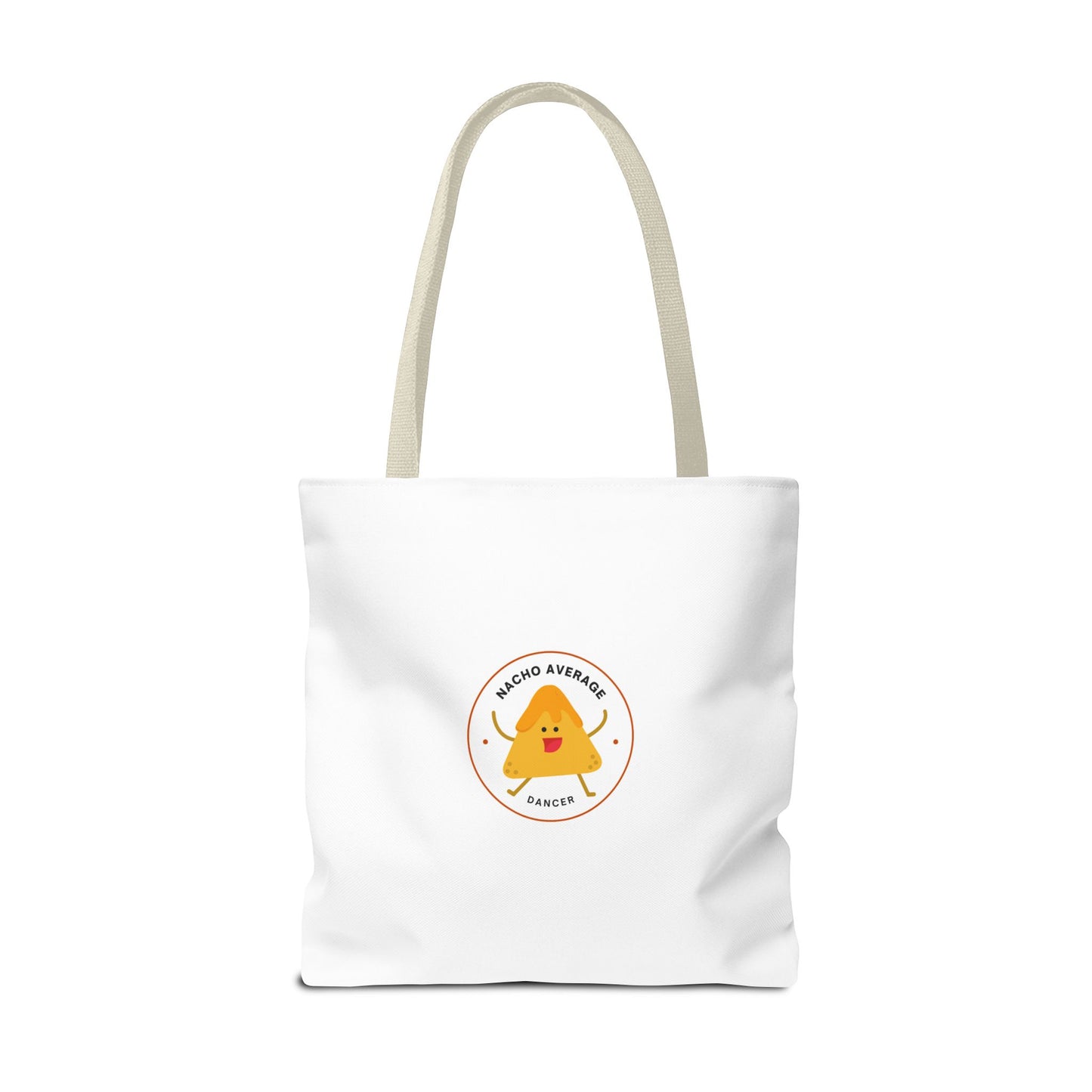 "Nacho Average Dancer" Canvas Tote Bag – Funny Kawaii Dance Tote with Nacho Graphic for Dancers & Dance Moms