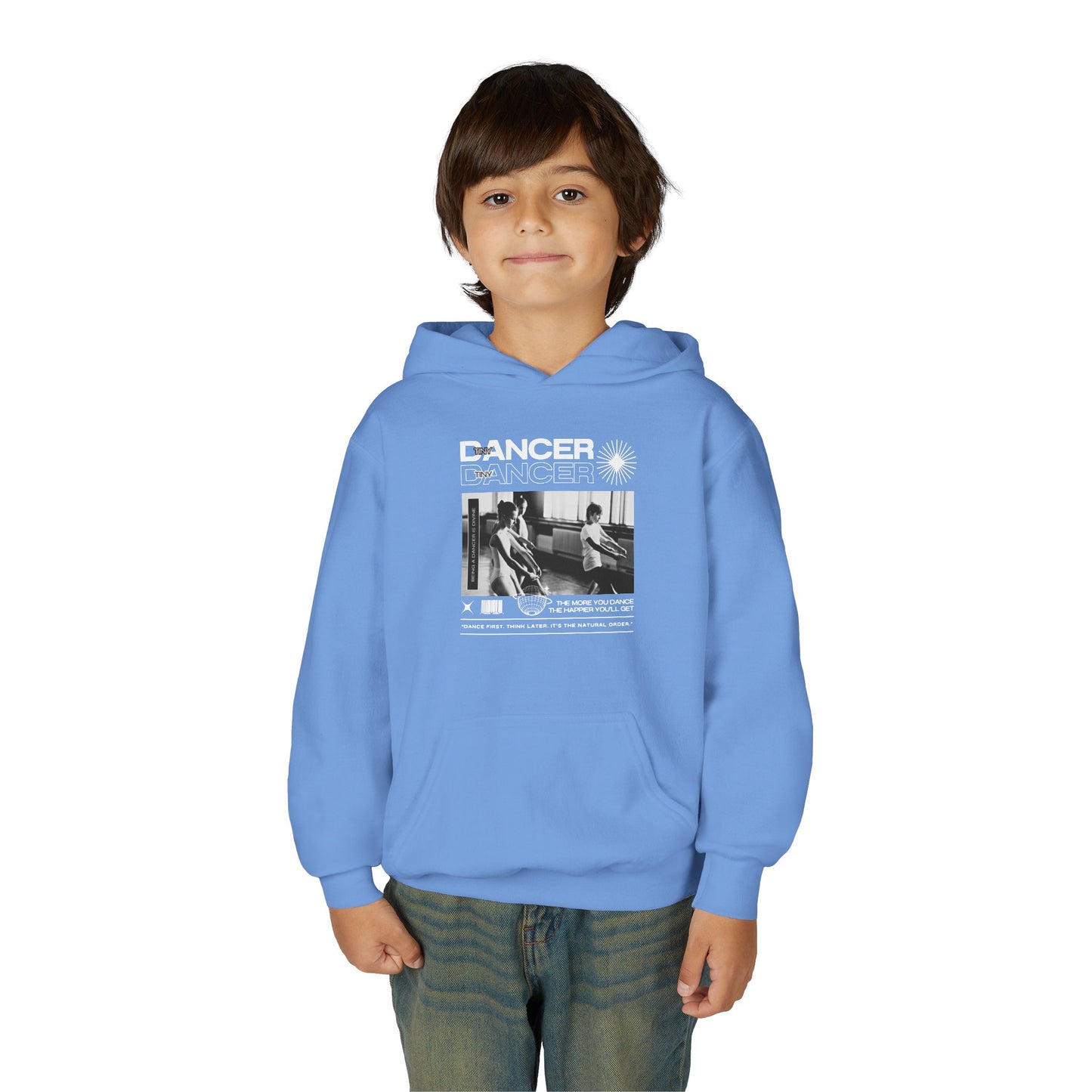 “Dancer” Young Ballet Class Graphic | Unisex Youth Hoodie – Streetwear-Inspired Ballet Dance Hoodie for Kids & Aspiring Dancers
