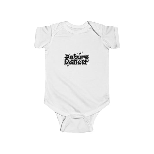 “Future Dancer” Infant Short Sleeve Bodysuit - Adorable Danced-Themed Baby One-Piece for Tiny Ballerinas and Little Movers
