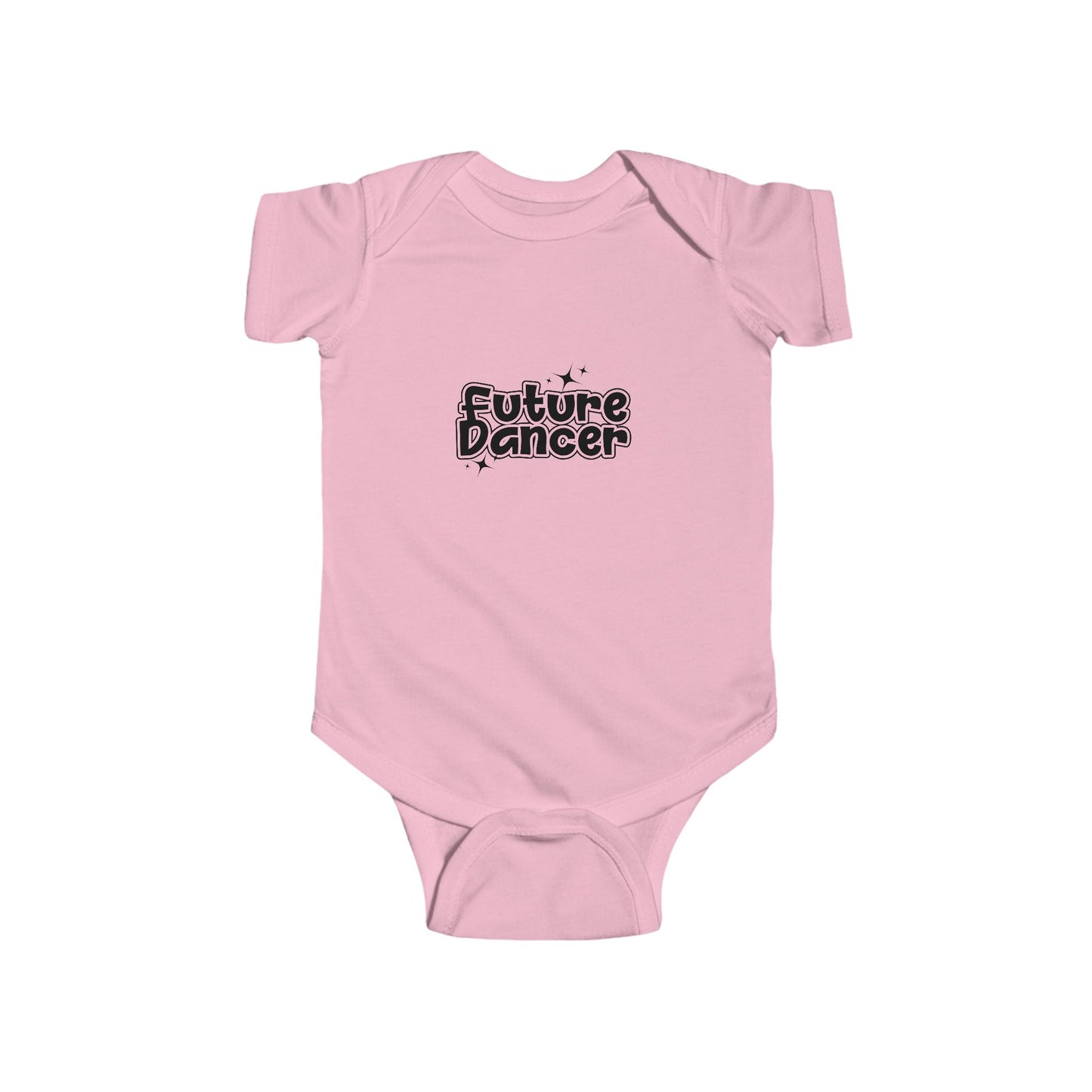 “Future Dancer” Infant Short Sleeve Bodysuit - Adorable Danced-Themed Baby One-Piece for Tiny Ballerinas and Little Movers