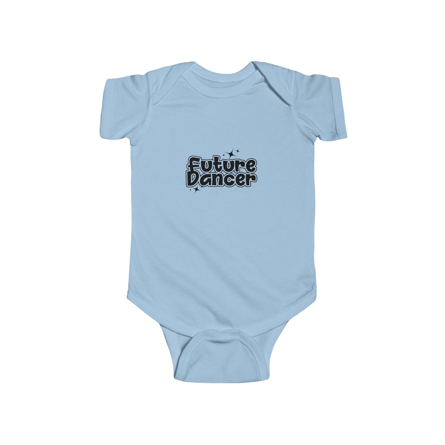 “Future Dancer” Infant Short Sleeve Bodysuit - Adorable Danced-Themed Baby One-Piece for Tiny Ballerinas and Little Movers