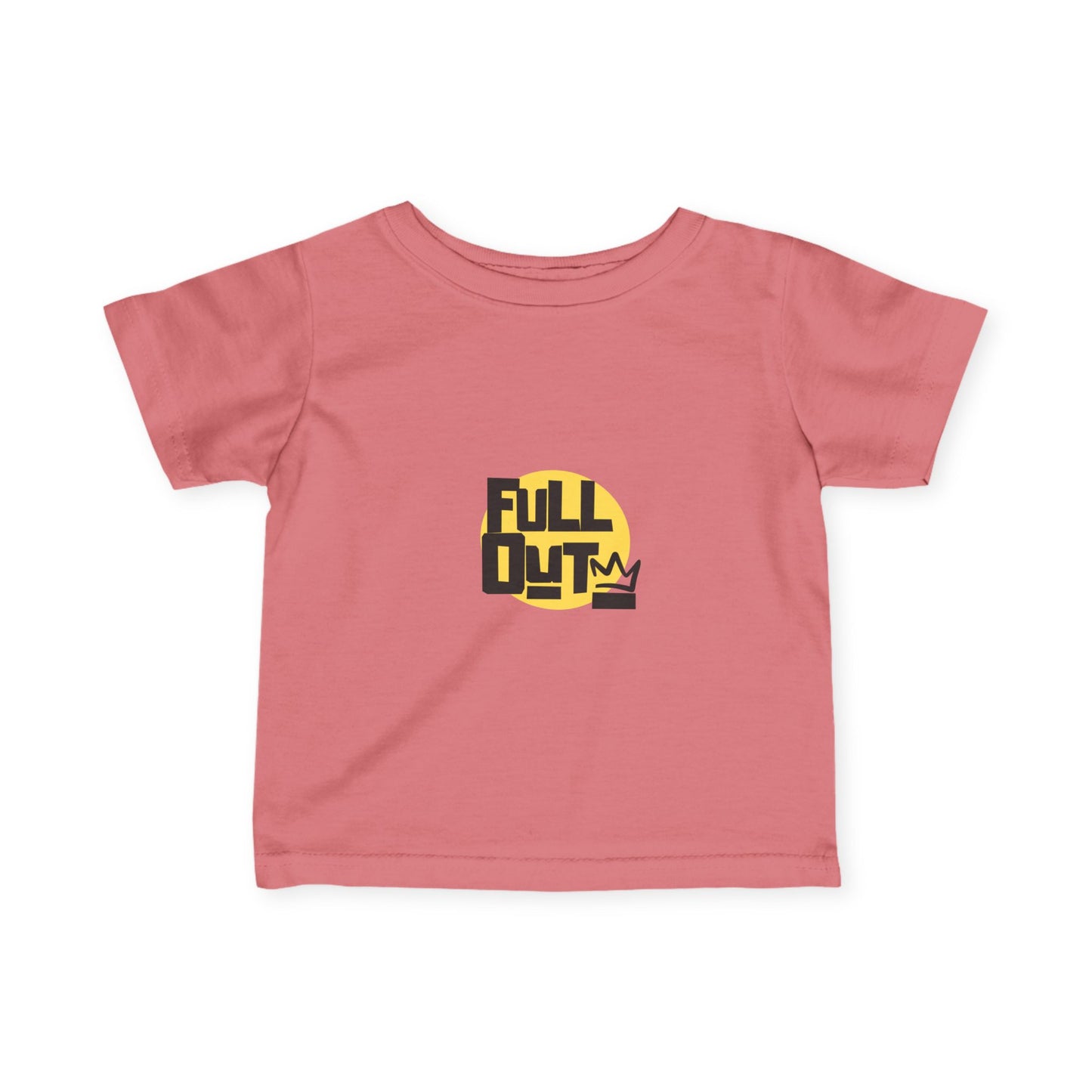 "Full Out" Infant Fine Jersey Tee – Bold Streetwear-Inspired Baby Dance T-Shirt for High-Energy Tiny Performers