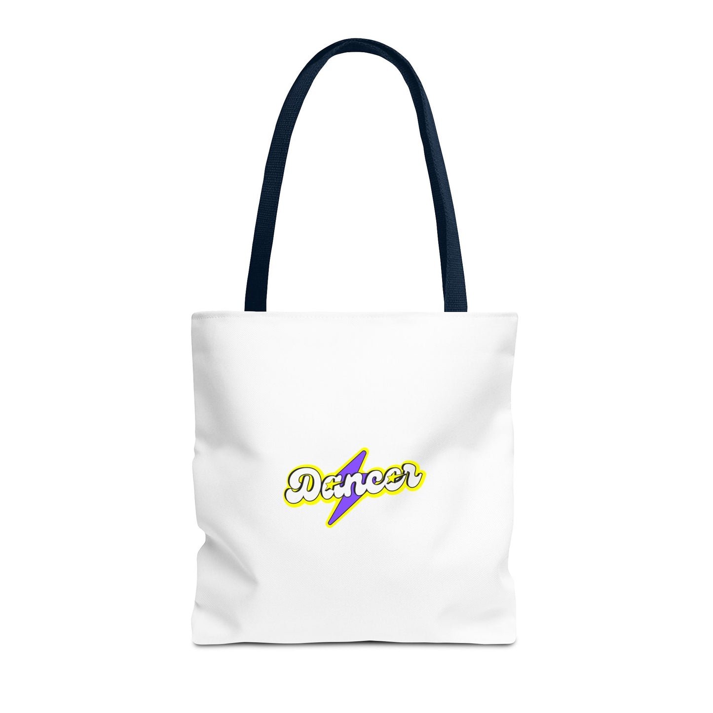 “Dancer” Superhero Graphic Canvas Tote Bag – Bold Dance Tote for Classes, Rehearsals & Everyday Use