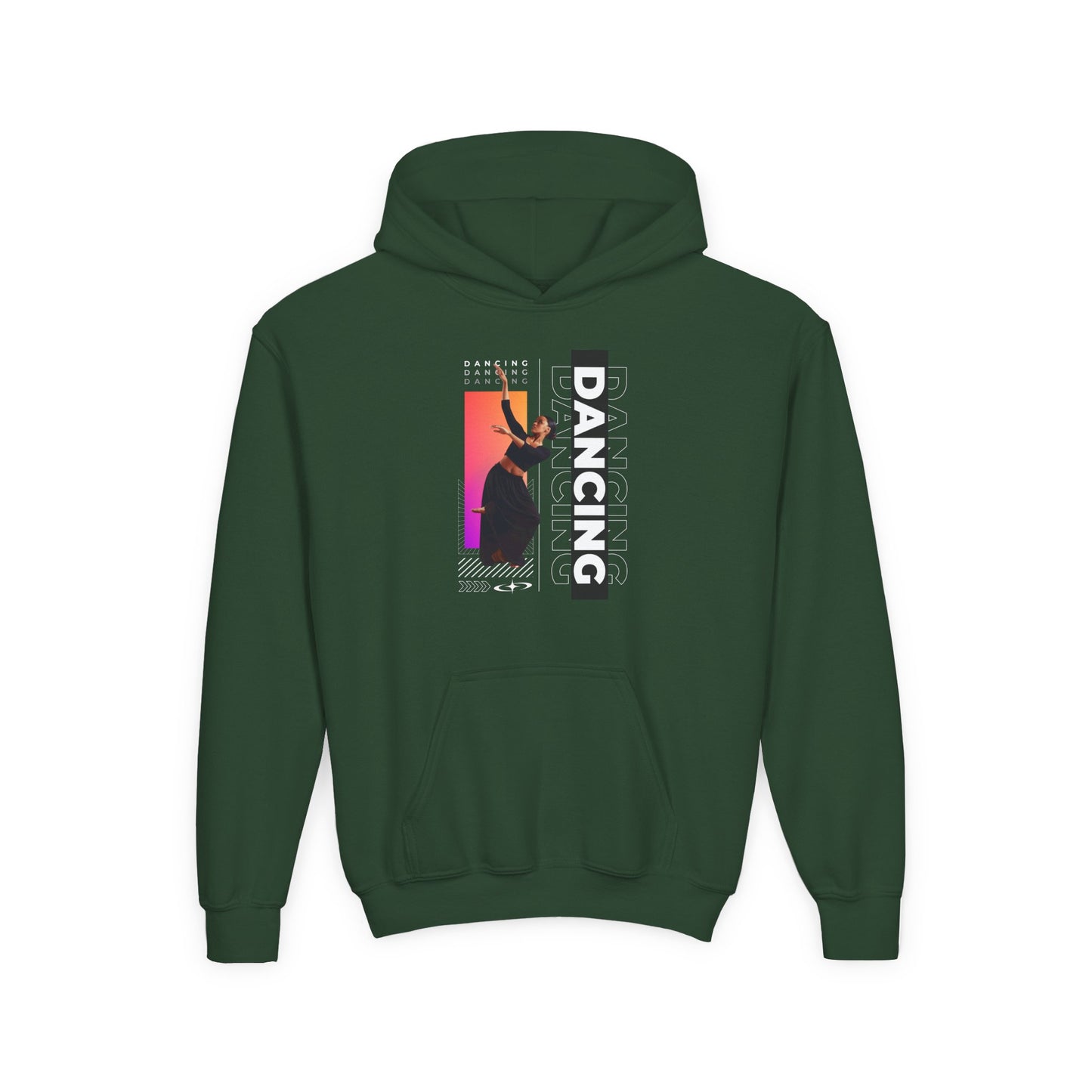 “Dancing” Female Dancer Streetwear Graphic | Unisex Youth Hoodie – Dance Hoodie for Kids & Young Performers
