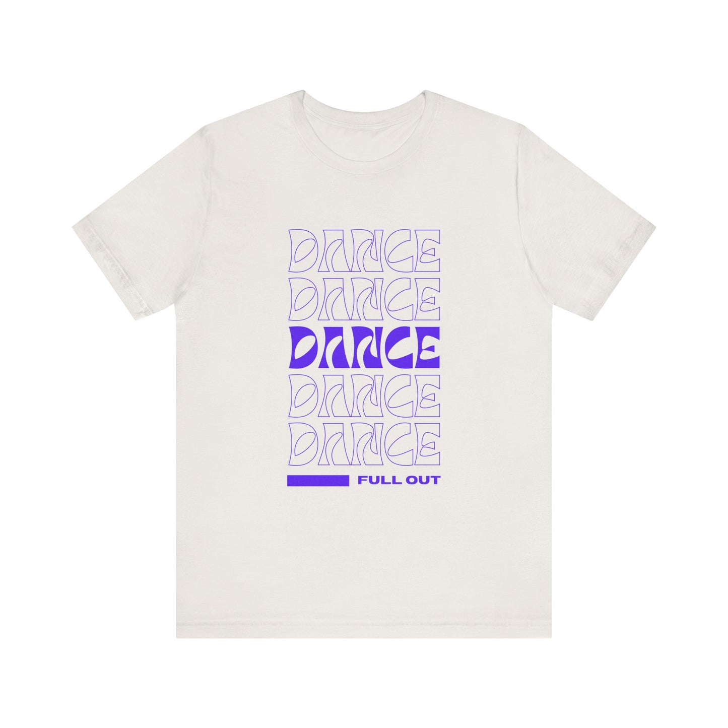 “Dancer - Full Out” T-Shirt – Bold Text Dance Motivation Unisex Garment-Dyed Tee