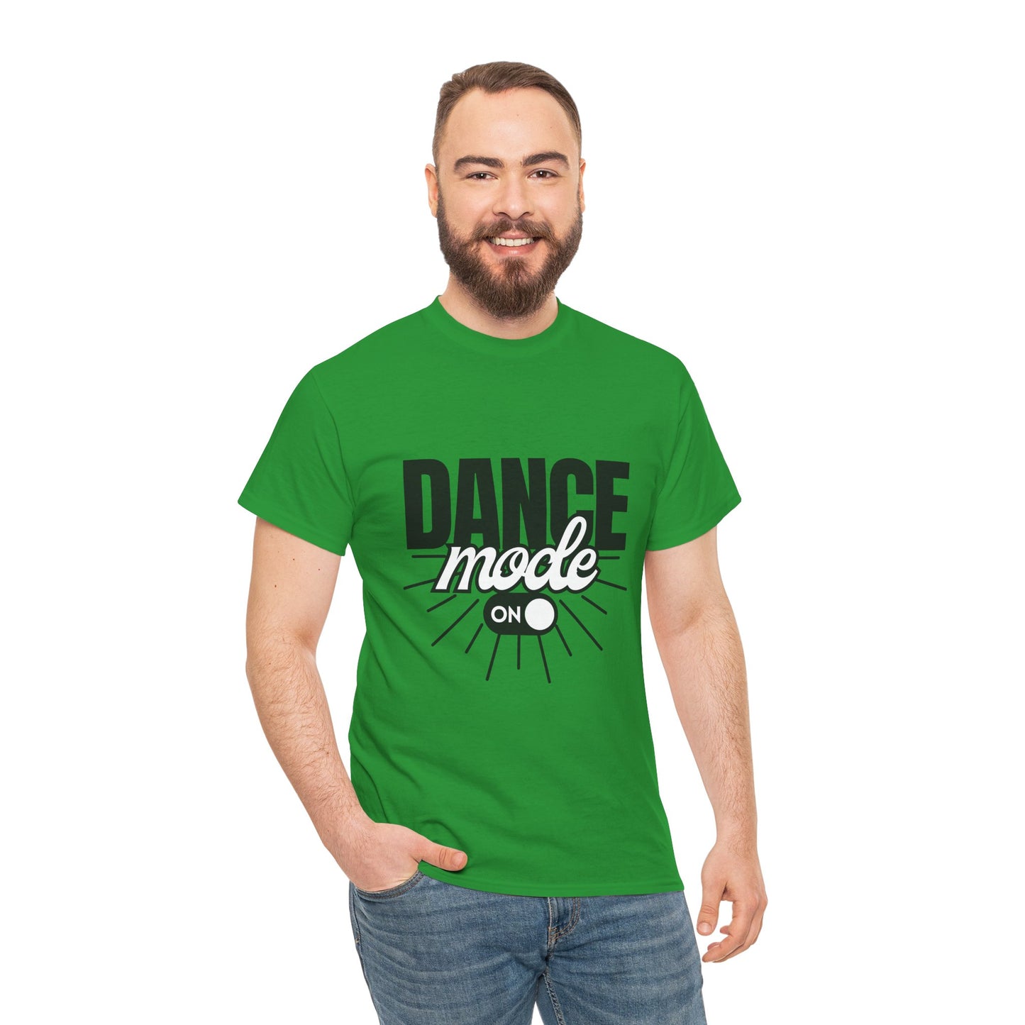 Dance Mode: On Unisex Heavy Cotton T-Shirt – Dance-Inspired Graphic Tee for Adults & Kids