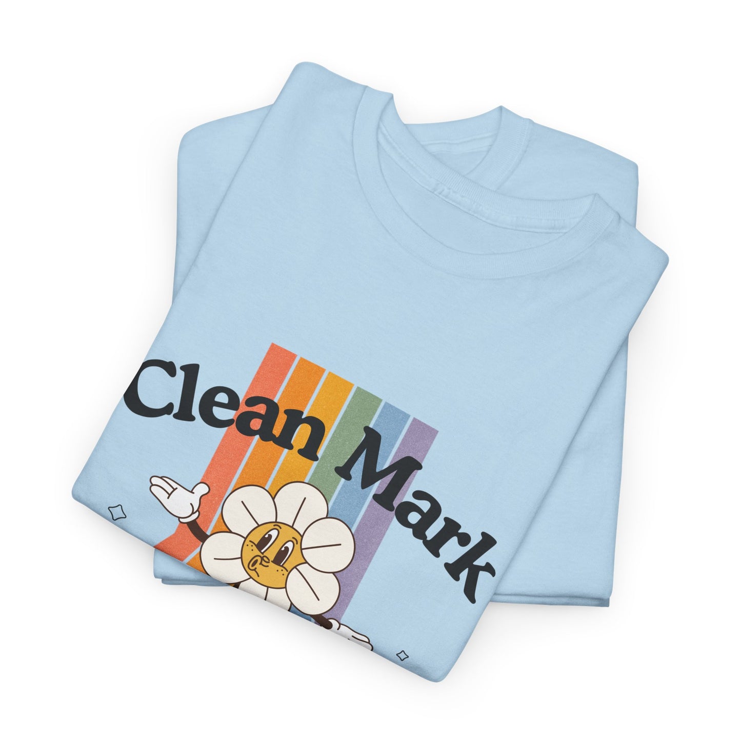 “Clean Mark Social Club” Unisex Heavy Cotton T-Shirt – Streetwear-Inspired Dance Graphic Tee for Adults & Kids