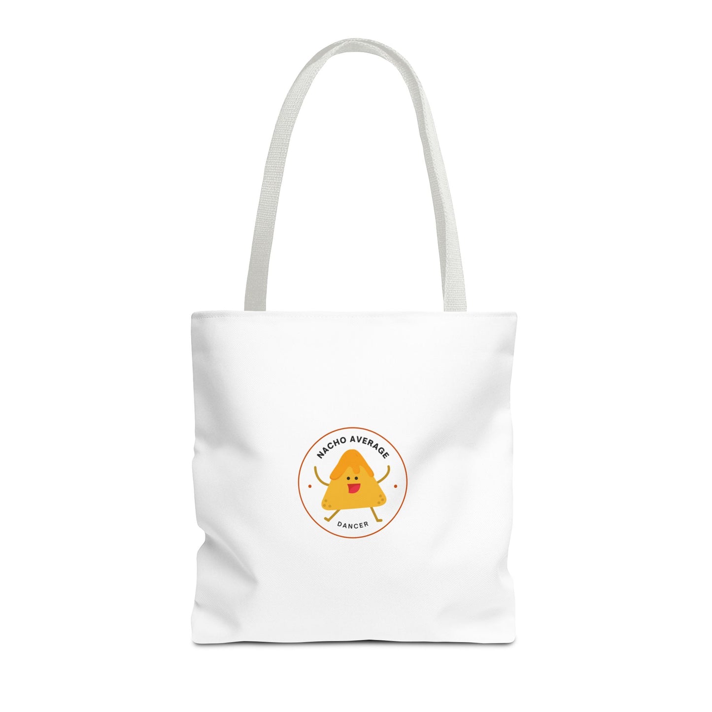 "Nacho Average Dancer" Canvas Tote Bag – Funny Kawaii Dance Tote with Nacho Graphic for Dancers & Dance Moms