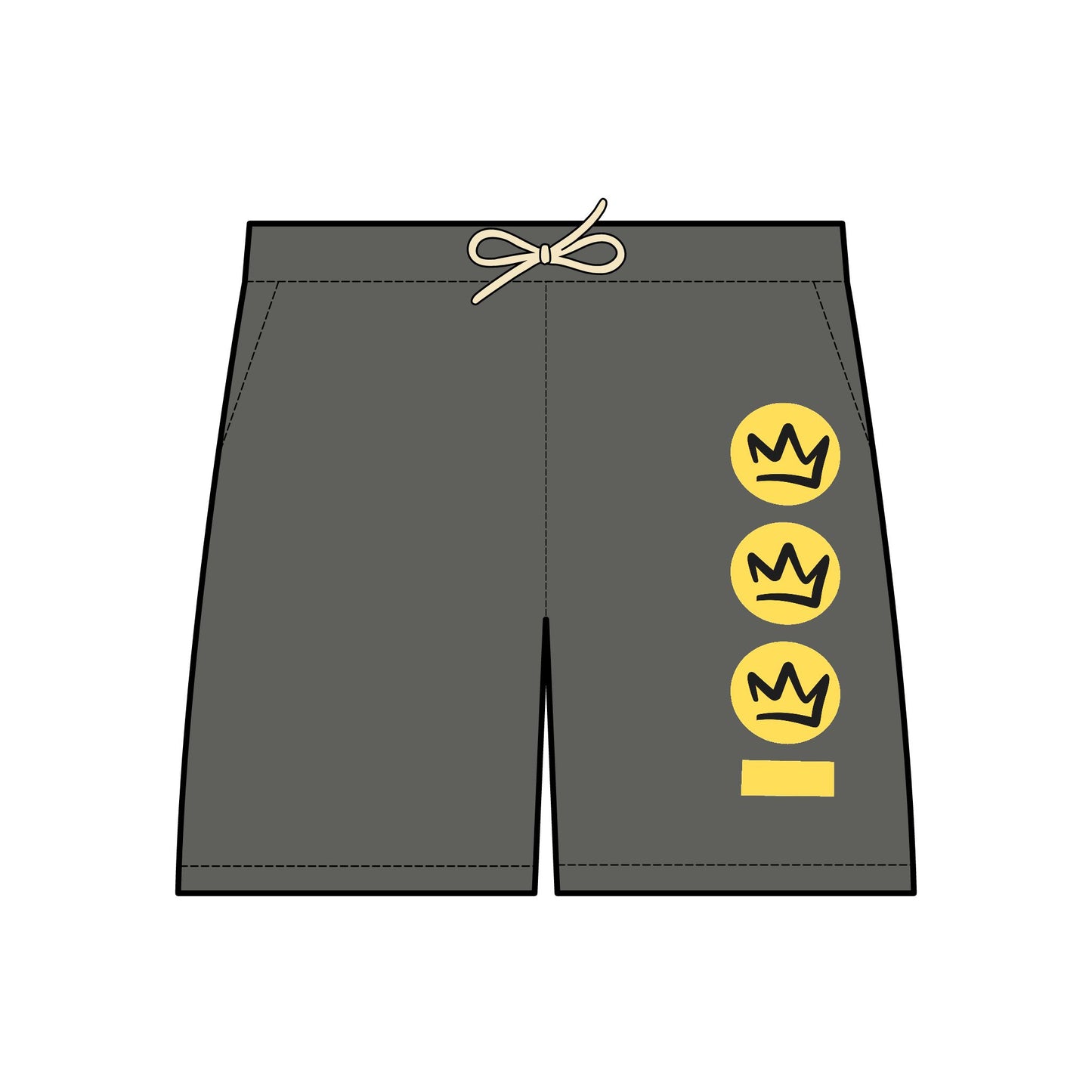 Full Out Premium Collection Sweat Shorts – Unisex Garment-Dyed Lightweight Fleece Dance Shorts with Bold Streetwear Graphic