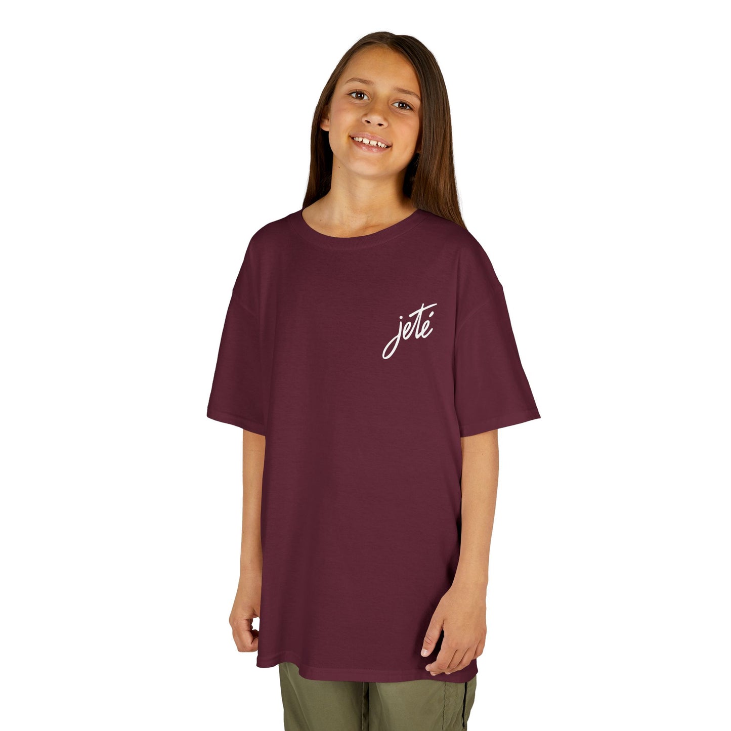 “Jeté” Official Logo | Ballet & Dance T-Shirt for Kids & Young Dance Enthusiasts - Youth Short Sleeve Tee