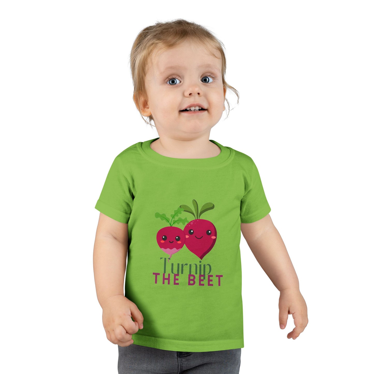 "Turnip the Beet" Toddler Dance T-Shirt – Cute Veggie Graphic Short Sleeve Tee for Kids