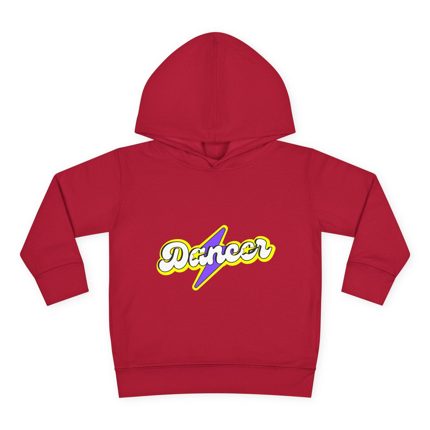 "Dancer" Superhero Toddler Pullover Fleece Hoodie – Cozy Dance-Themed Sweatshirt for Kids