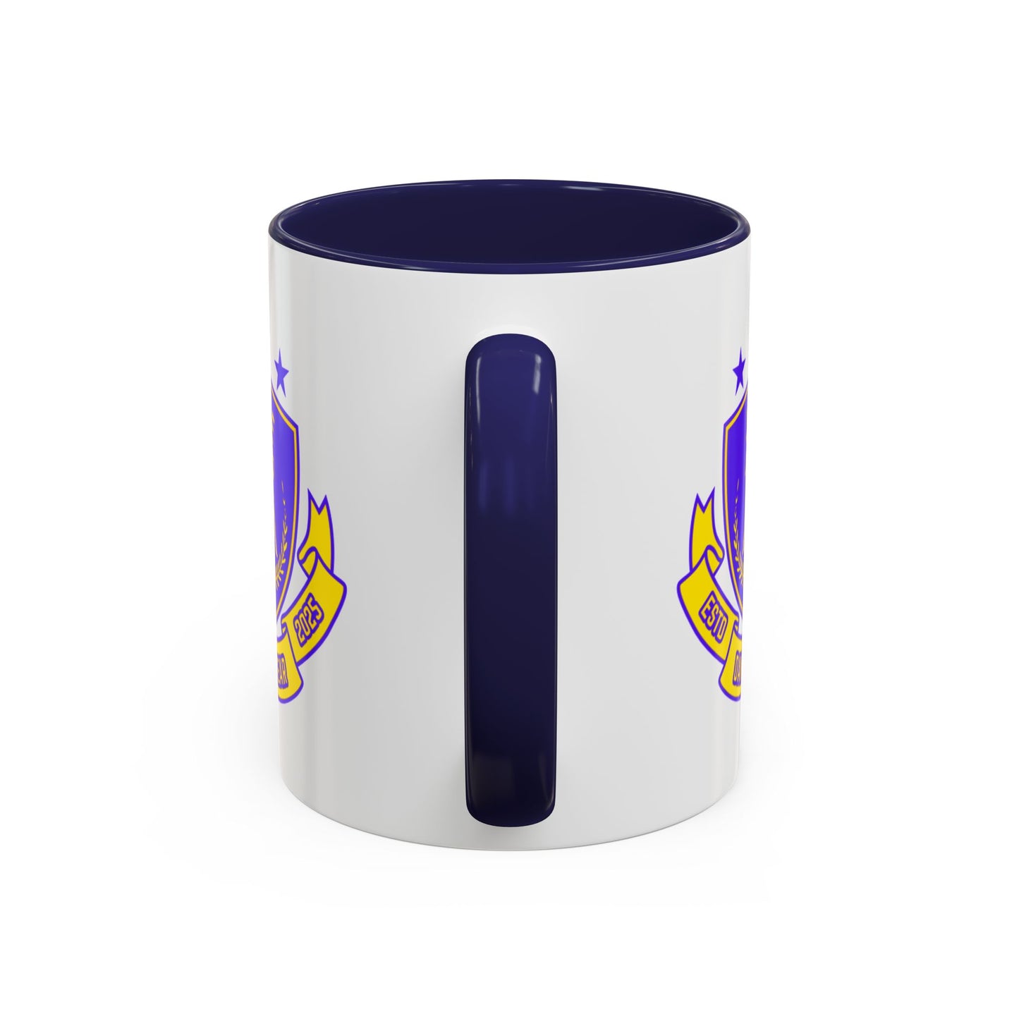 "Jeté Dance Gear Estd 2025" Accent Coffee Mug – Collegiate Style Ceramic Mug for Dancers and Studio Pride
