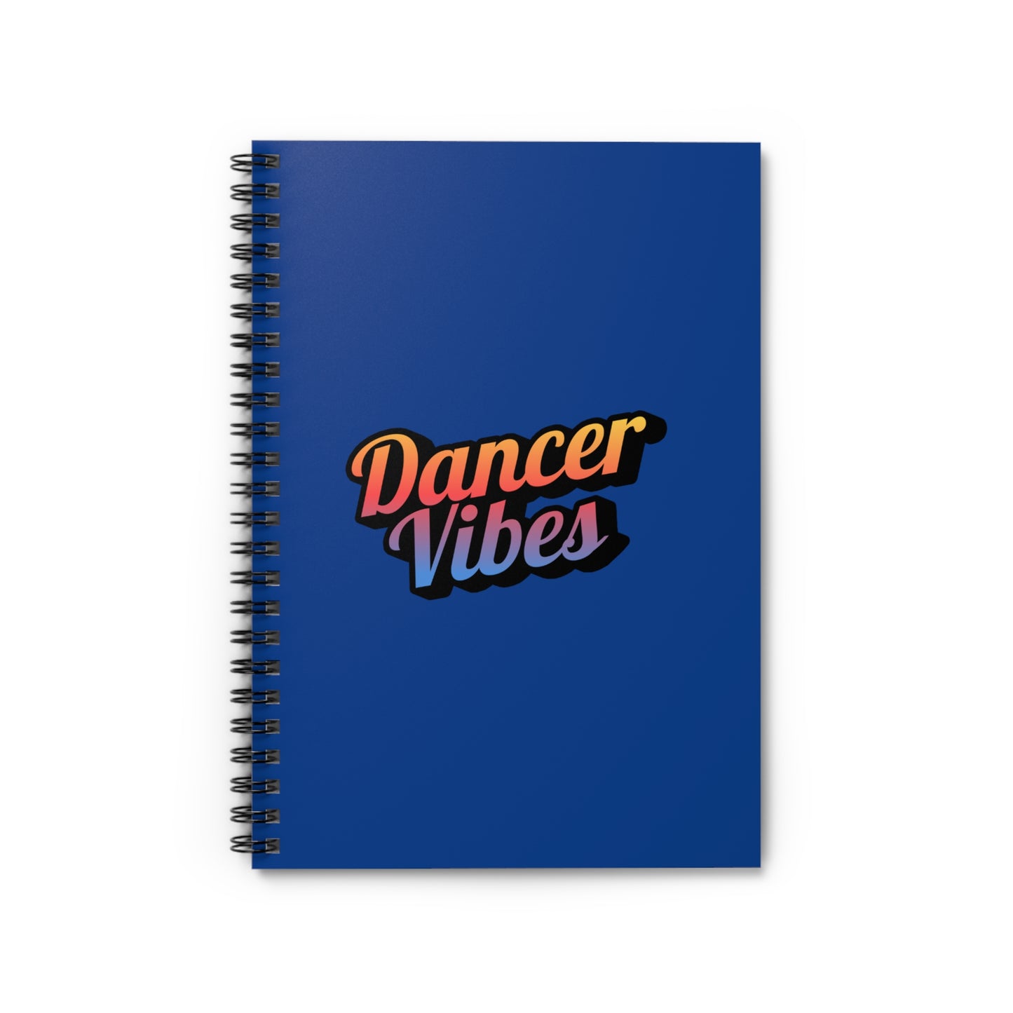 "Dancer Vibes" Spiral Notebook – Colorful Dance-Themed Journal for Dancers, Students & Creative Writers