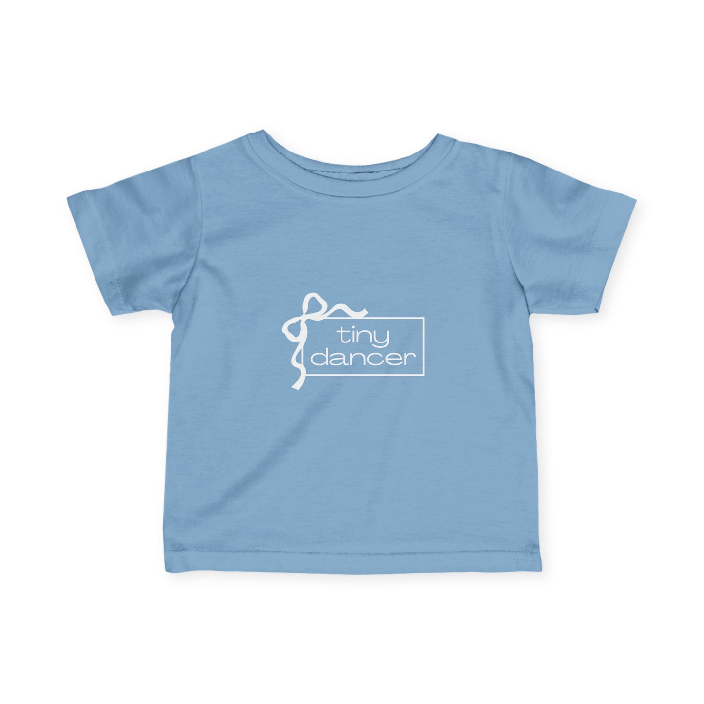 “Tiny Dancer” Infant Fine Jersey Tee – Adorable Dance-Themed Baby T-Shirt for Future Ballerinas and Little Movers