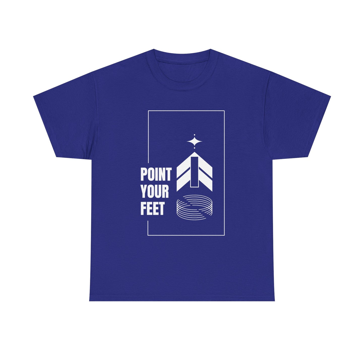 "Point Your Feet" Streetwear Dance Tee – Unisex Heavy Cotton Ballet-Inspired T-Shirt for Dancers