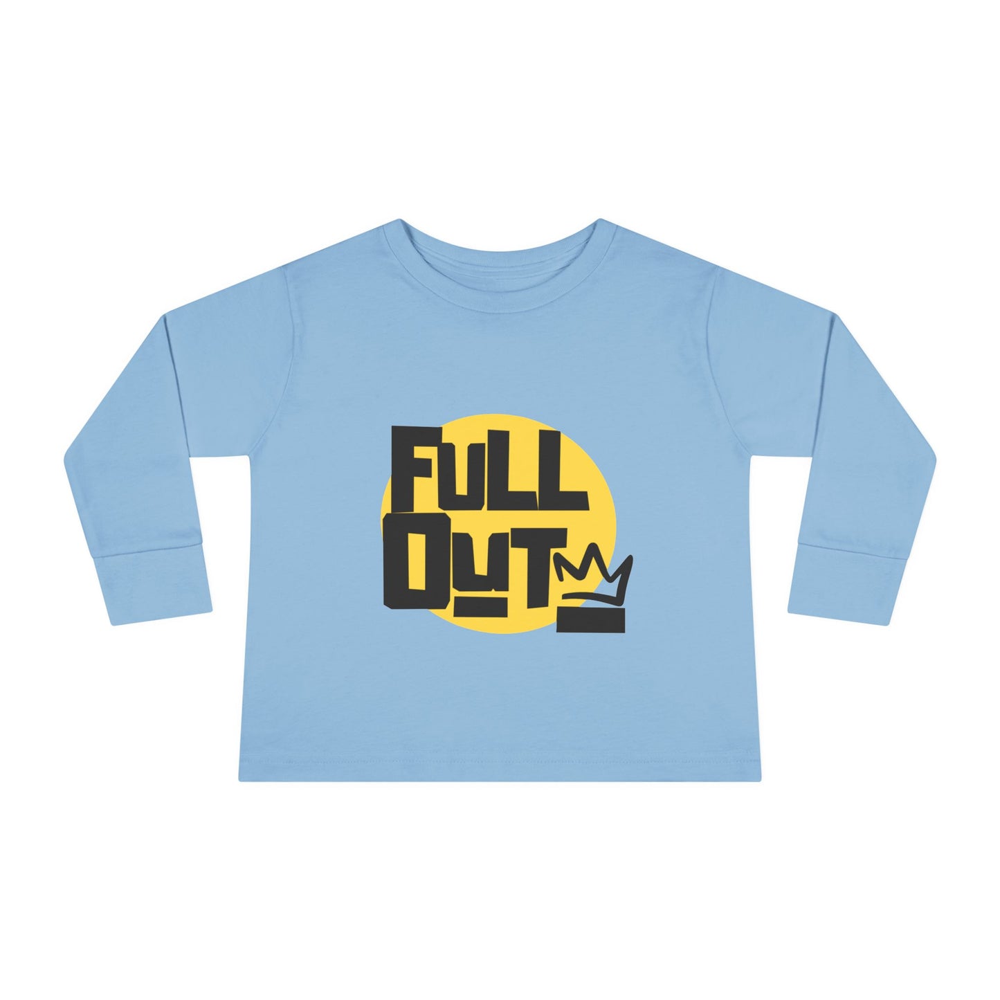 "Full Out" Toddler Dance T-Shirt – Bold Streetwear-Inspired Graphic Long Sleeve Tee for Kids