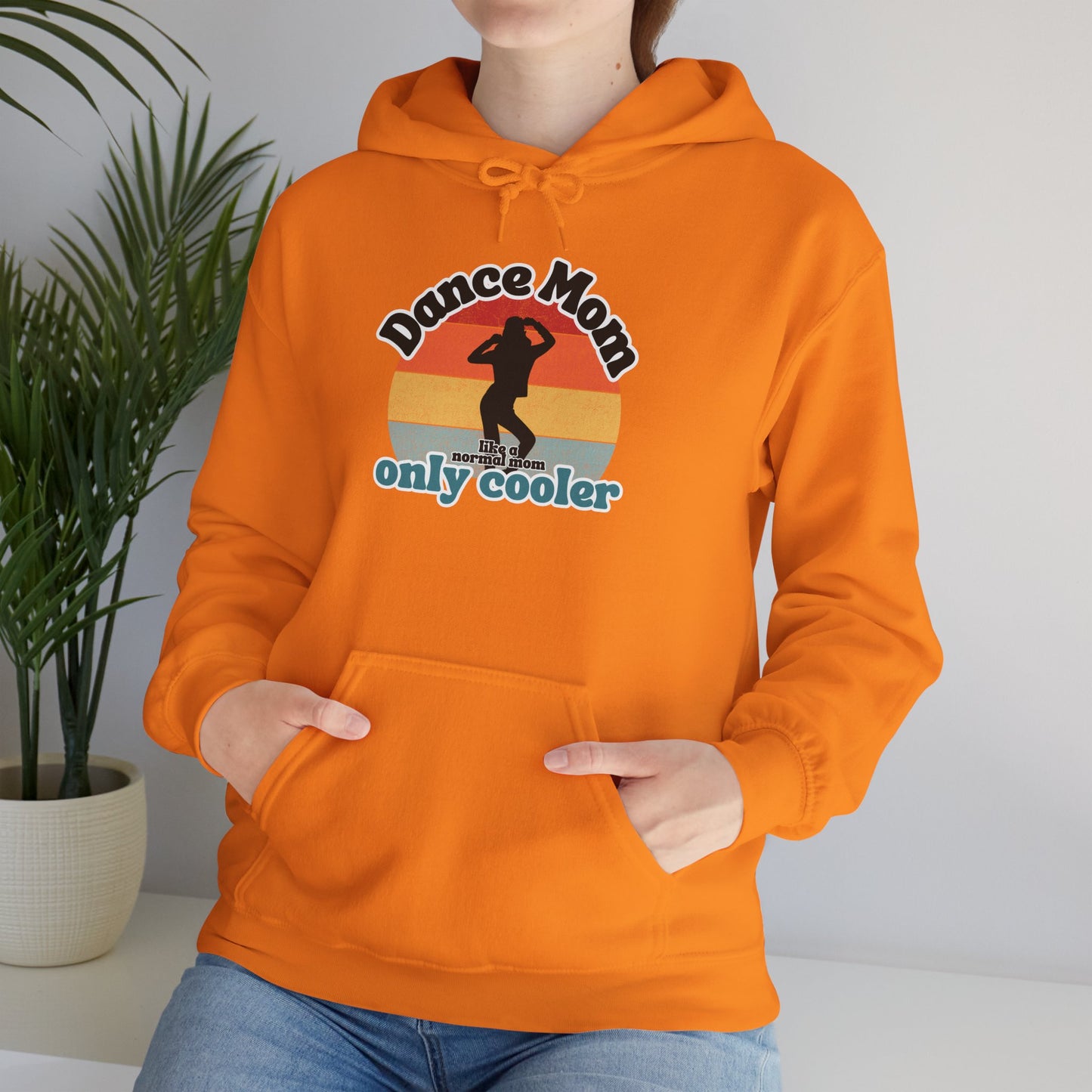 Dance Mom Hoodie – Retro Graphic Unisex Heavy Blend™ Sweatshirt for Proud Dance Moms – Fun Gift for Dance Recitals & Holidays