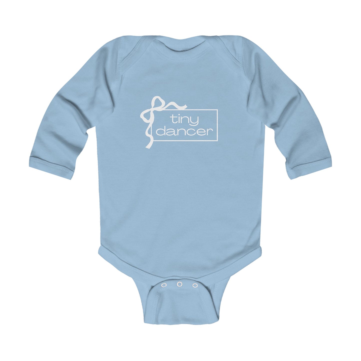 "Tiny Dancer" Infant Long Sleeve Bodysuit – Adorable Dance-Themed Baby One-Piece for Little Ballerinas and Future Movers