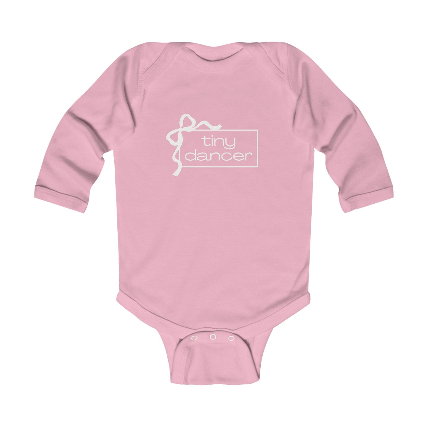 "Tiny Dancer" Infant Long Sleeve Bodysuit – Adorable Dance-Themed Baby One-Piece for Little Ballerinas and Future Movers