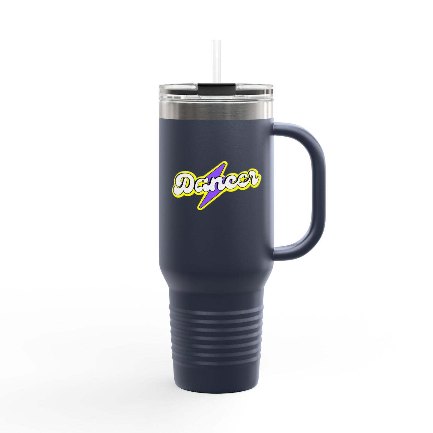 "Dancer" Superhero 40oz Insulated Travel Mug – Bold Stainless Steel Tumbler for Dance Lovers