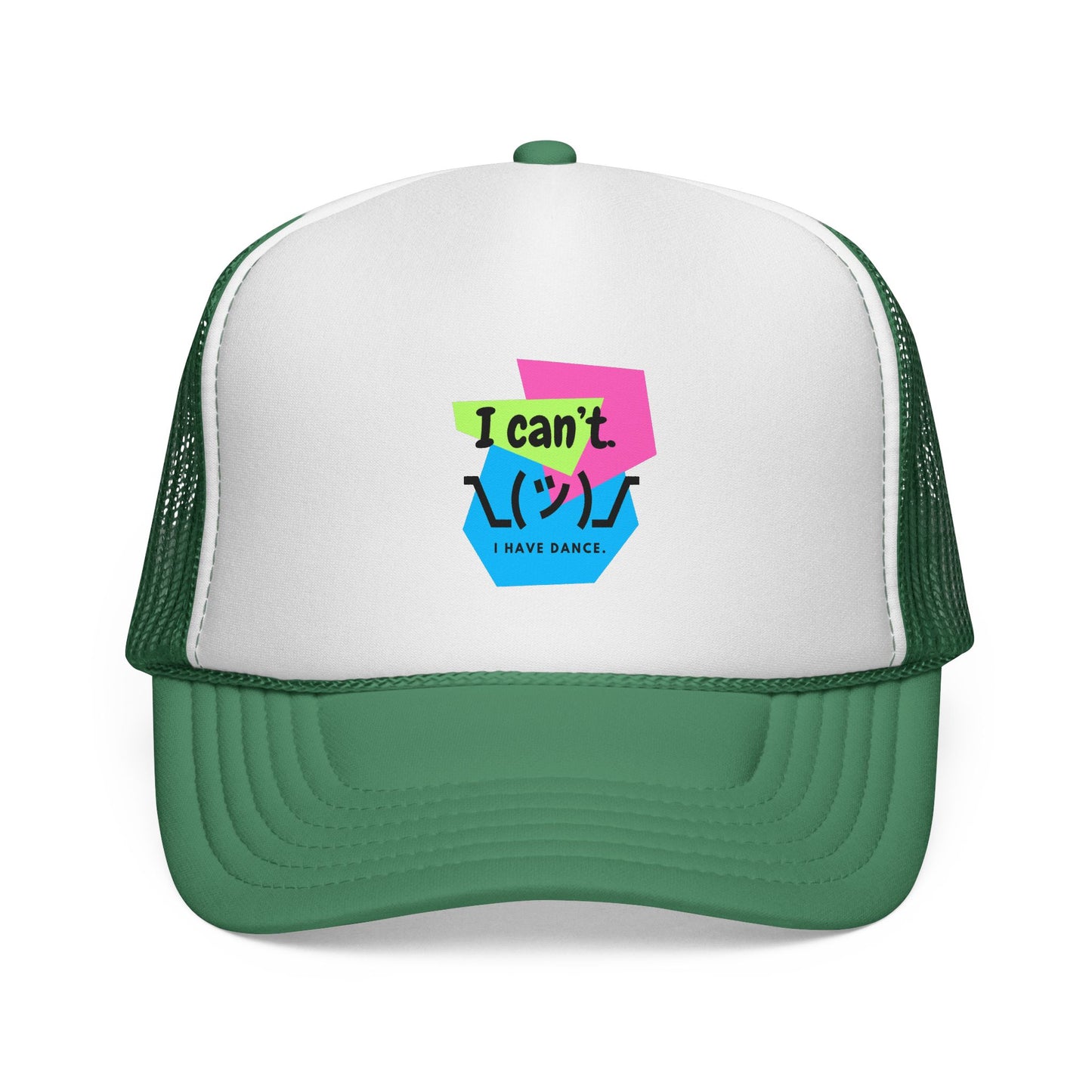"I Can’t. I Have Dance." Trucker Hat – Unisex Retro 80s Style Mesh Cap for Adults