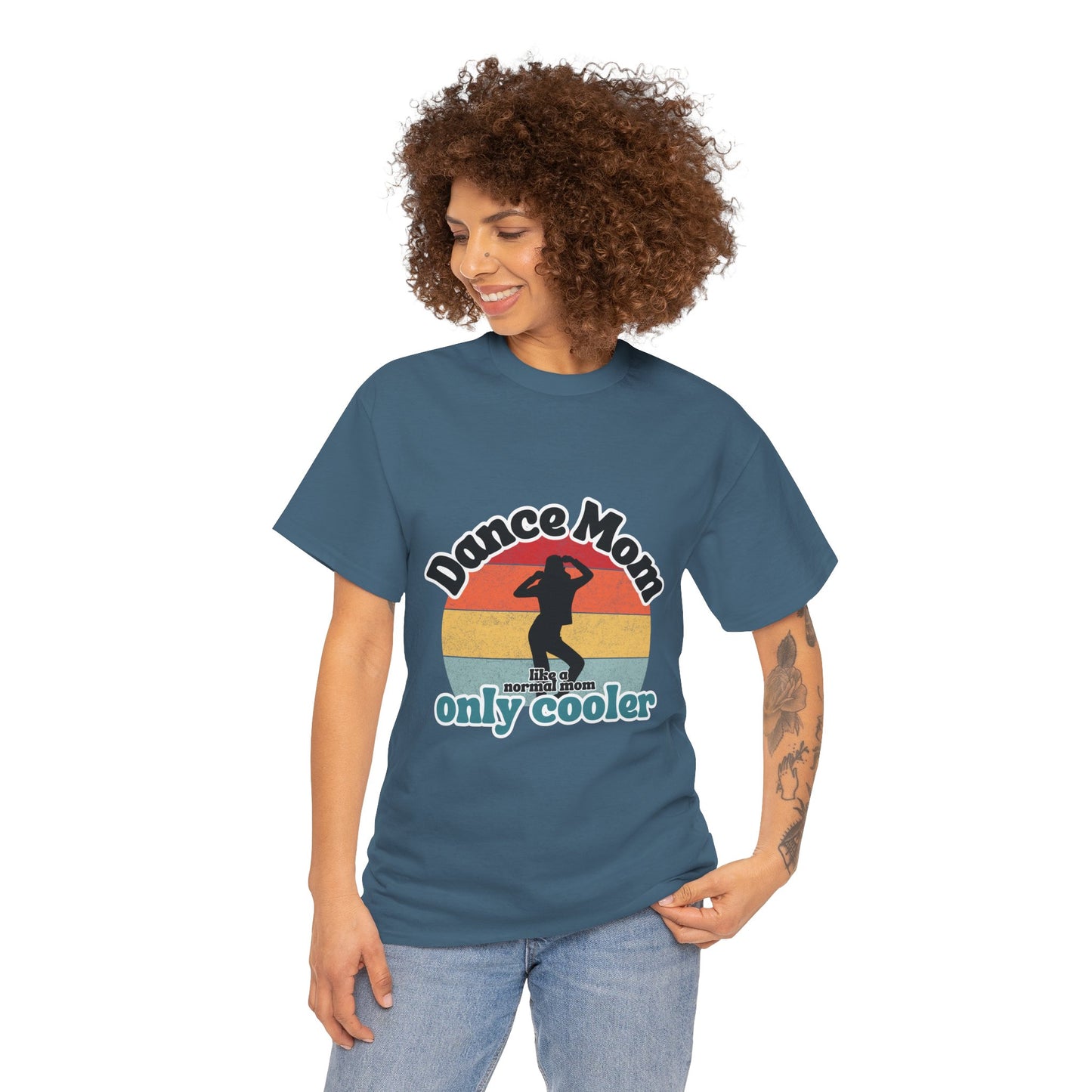 "Dance Mom" T-Shirt – Funny Retro Graphic Tee for Cool Moms | Unisex Heavy Cotton Tee