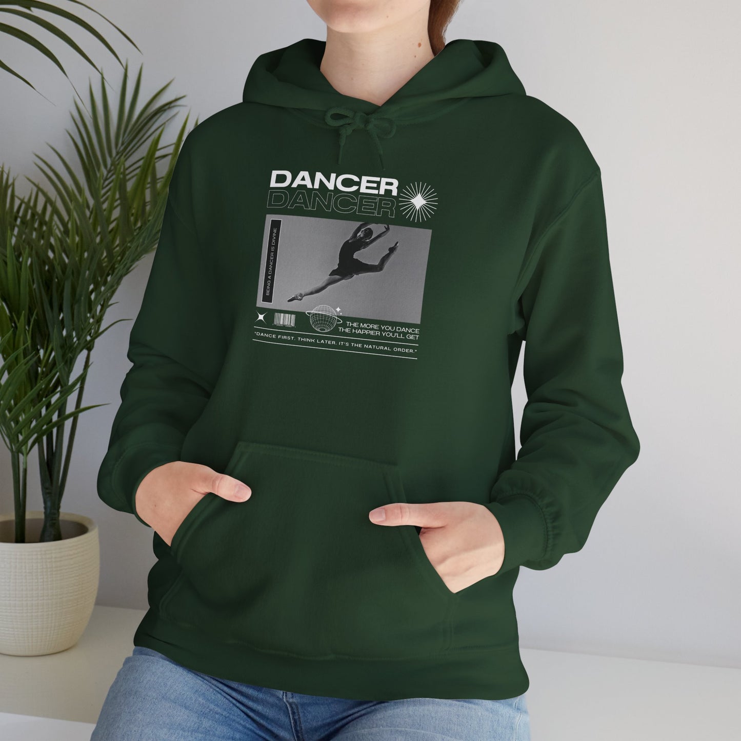 Dancer Streetwear Hoodie – Unisex Heavy Blend™ Hooded Sweatshirt with Inspiring Dance Mottos