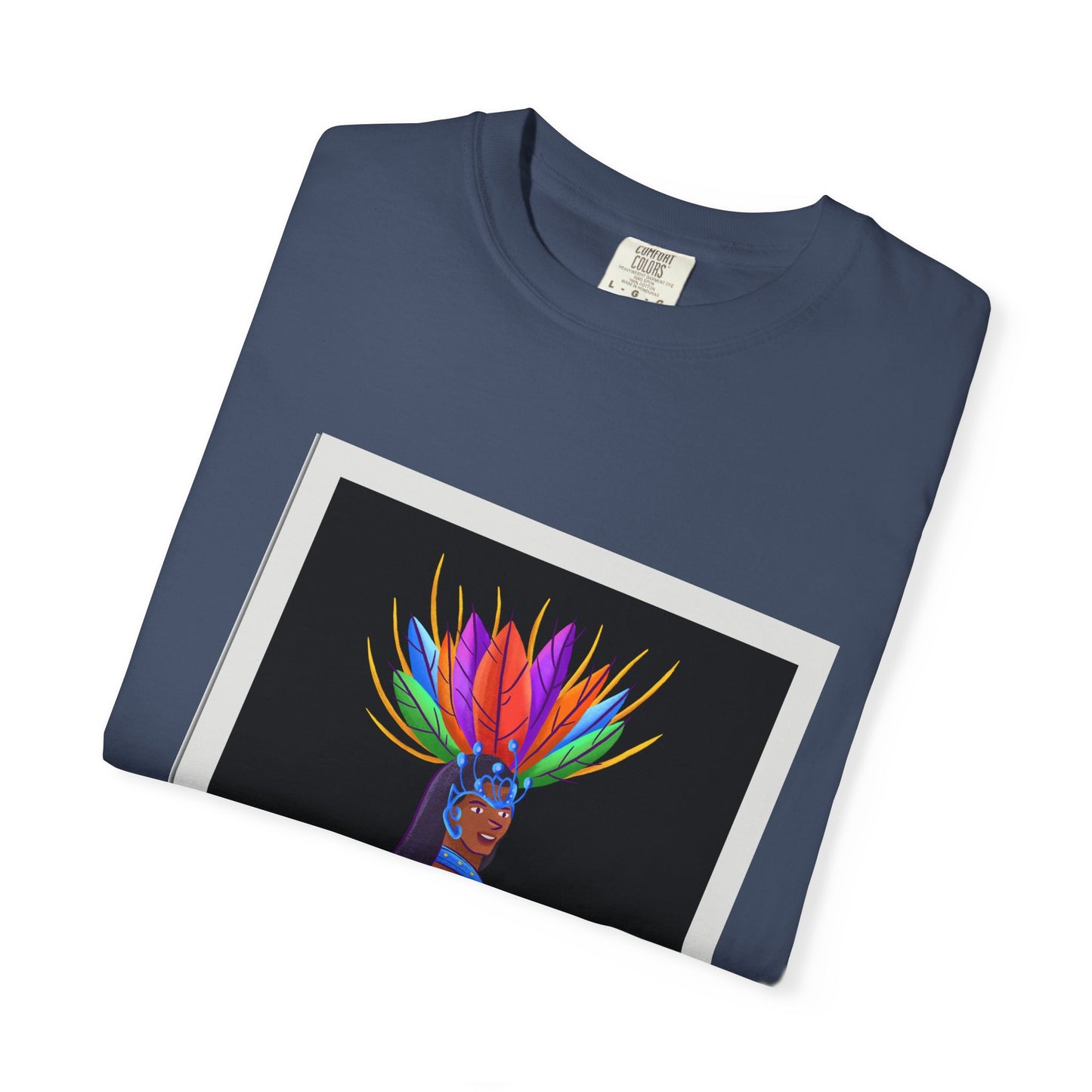 "Shake It Like a Samba Star" Unisex Garment-Dyed Dance T-Shirt – Bold Carnival-Inspired Graphic Tee for Dancers