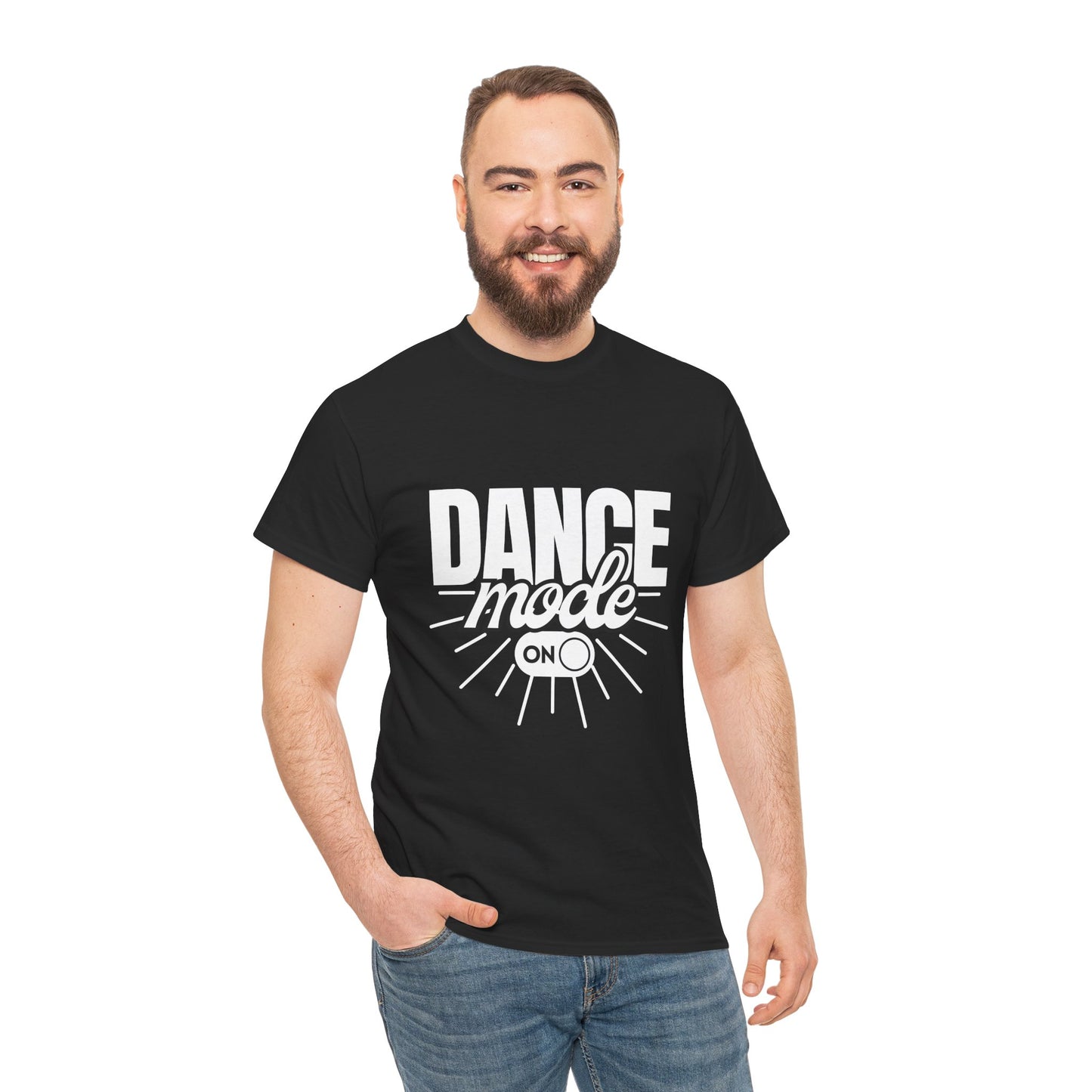 Dance Mode: On Unisex Heavy Cotton T-Shirt – Dance-Inspired Graphic Tee for Adults & Kids