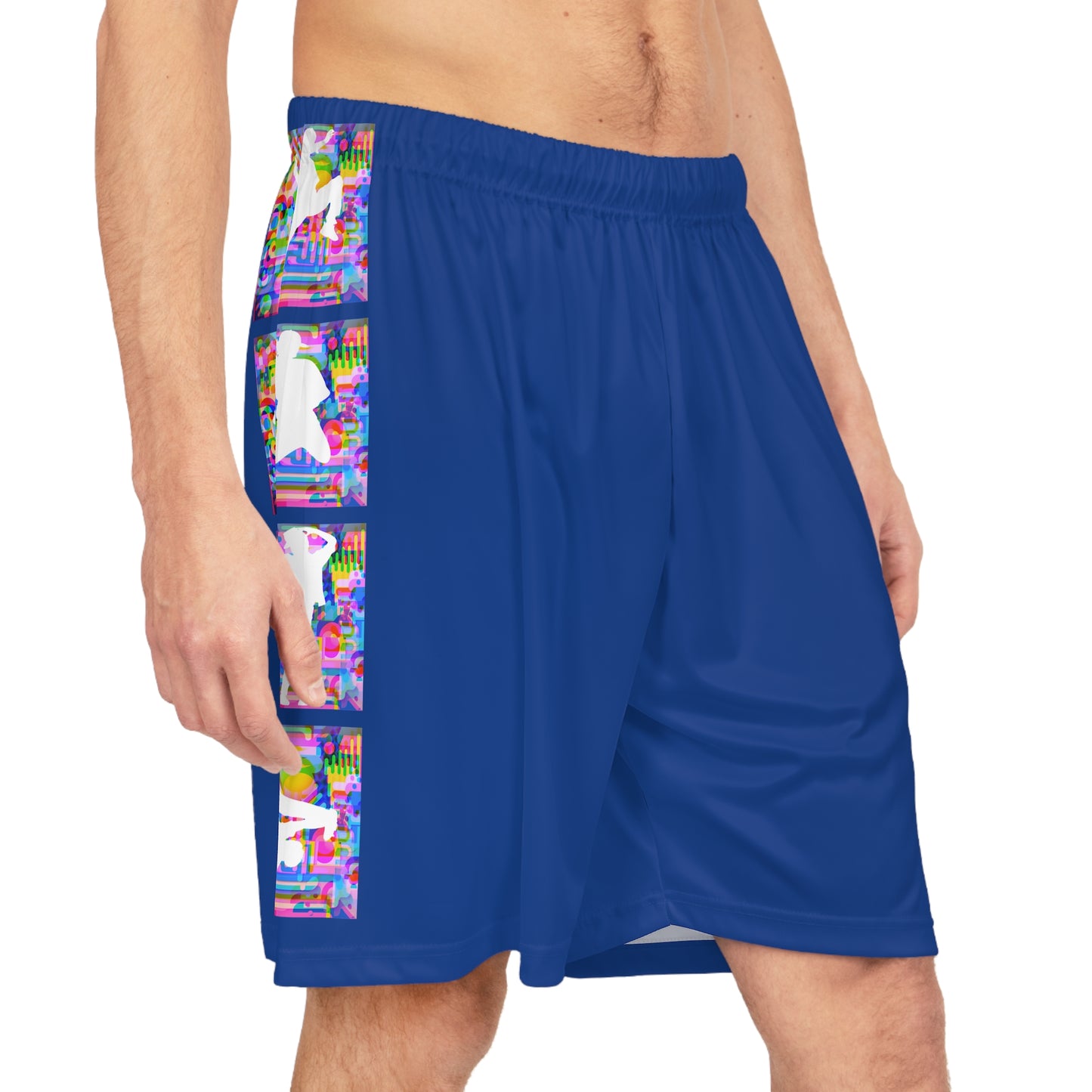 Levels Premium Collection, Vibrant Basketball Shorts, Dancer Shorts, Athletic Wear, Summer Fashion, Men's Activewear, Gift for Dancers